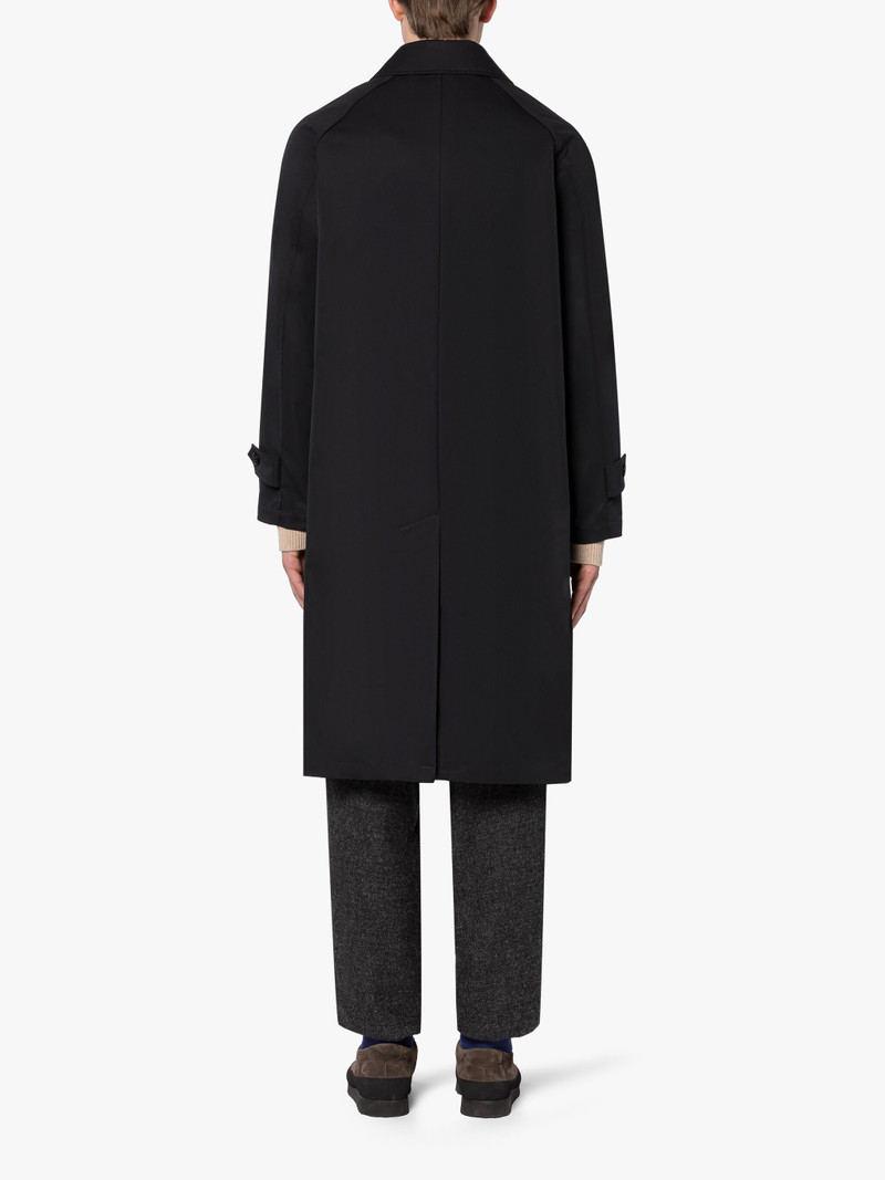 SELWYN BLACK COTTON OVERCOAT 3
