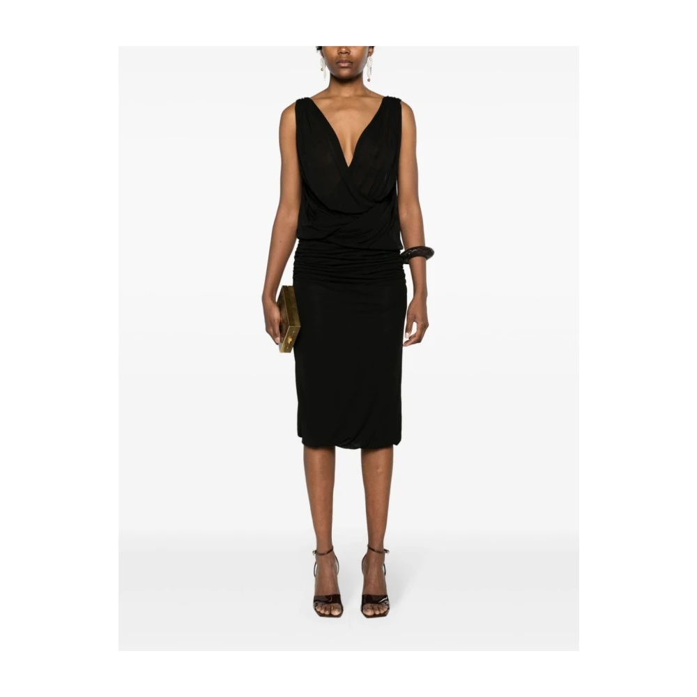 SAINT LAURENT DRESSES BLACK - 3