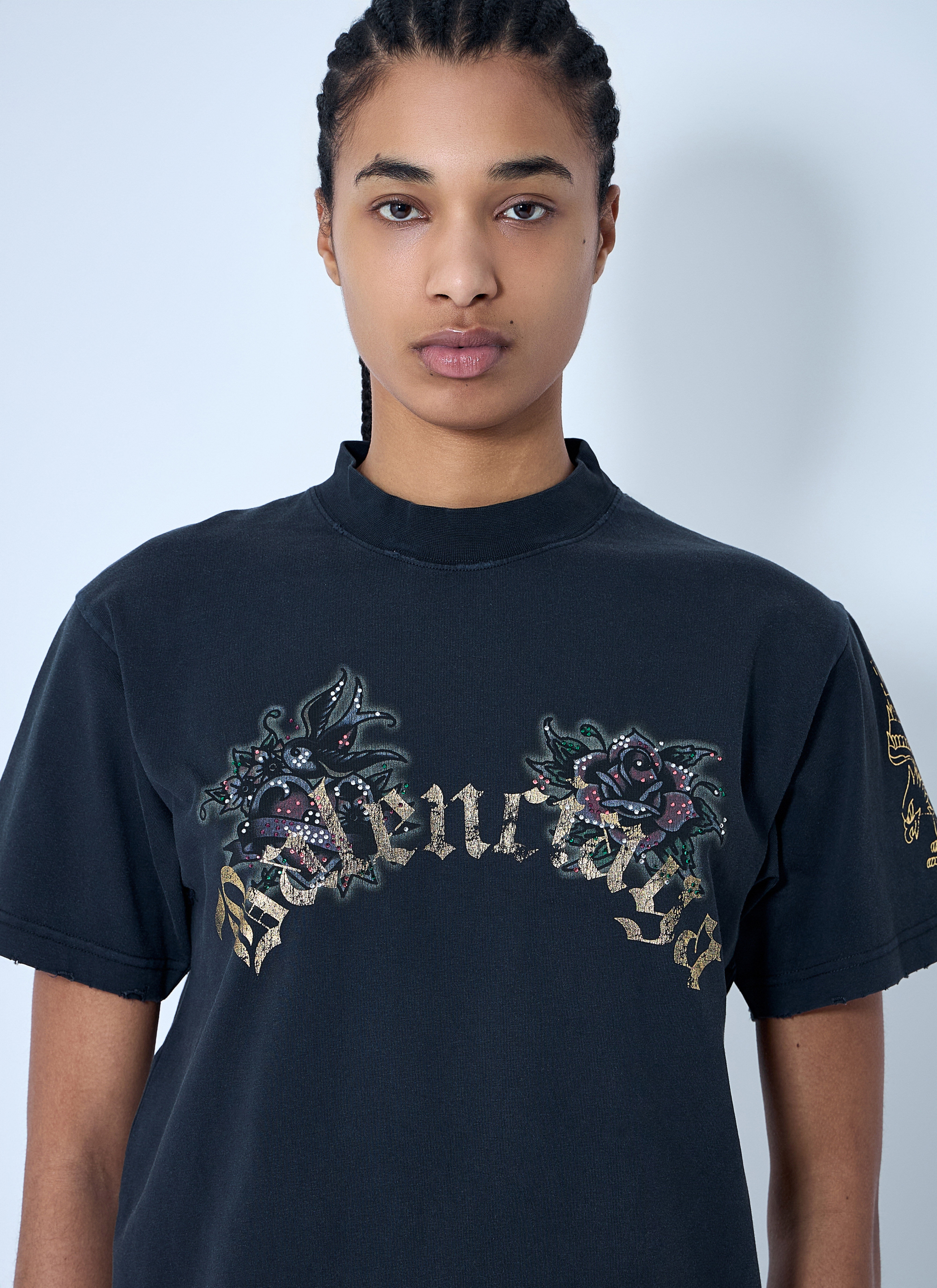 Tacky Tattoo Logo Motif T-Shirt - 5