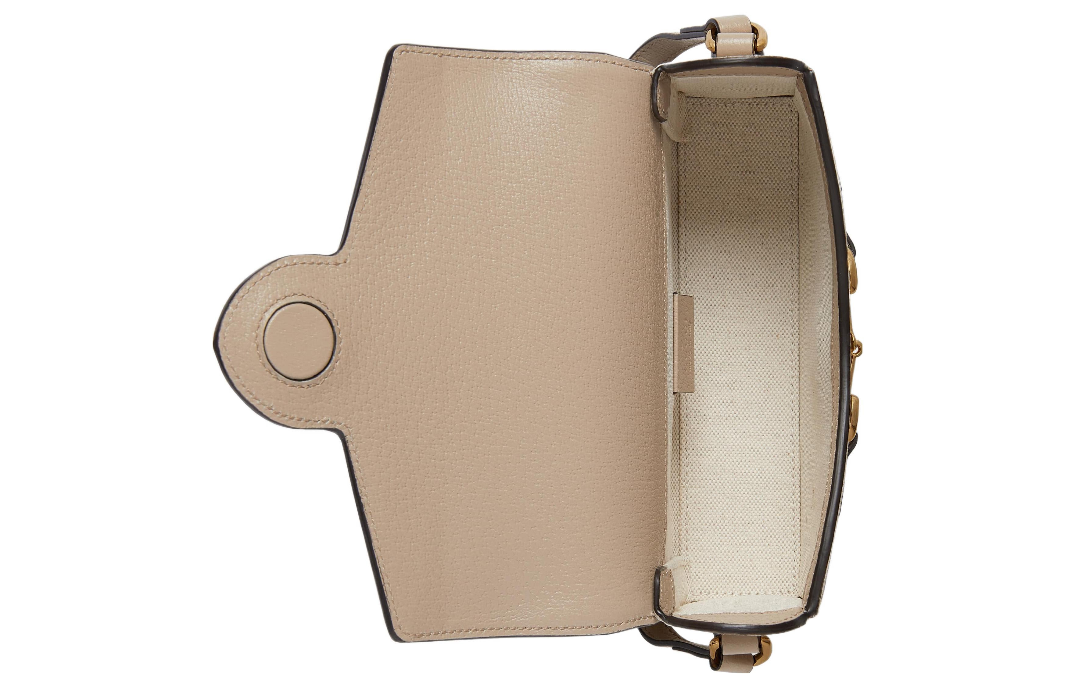 (WMNS) Gucci Horsebit 1955 mini 'Khaki' 699296-UULBG-9683 - 5