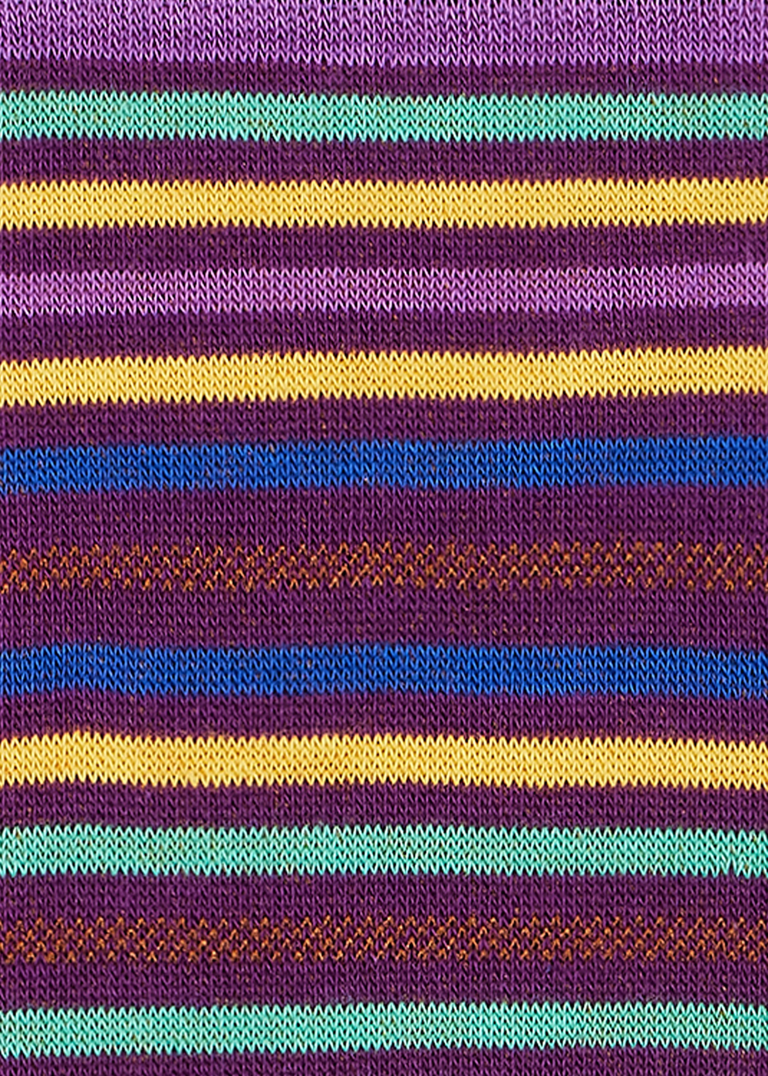 Purple Multi-Stripe Socks - 3