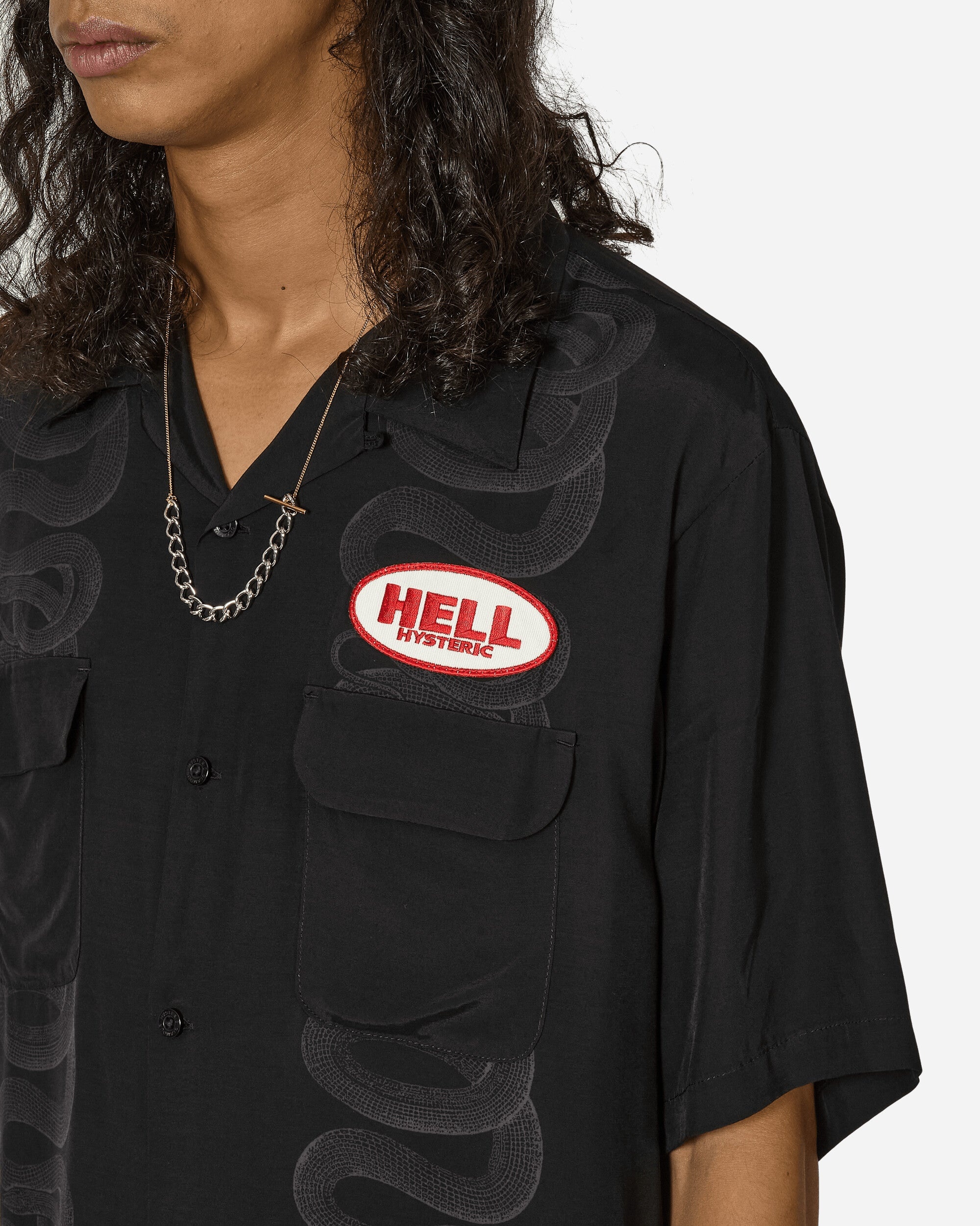 Hysteric Hell Shortsleeve Shirt Black - 5