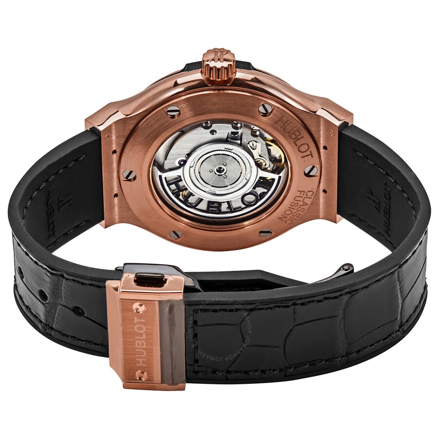 Hublot Classic Fusion Mat 18kt Rose Gold Black Dial Automatic Men's Watch 565.OX.1181.LR - 3