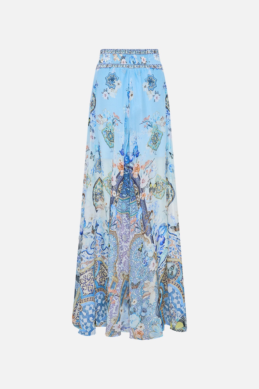 SHEER WIDE LEG PANT - 7