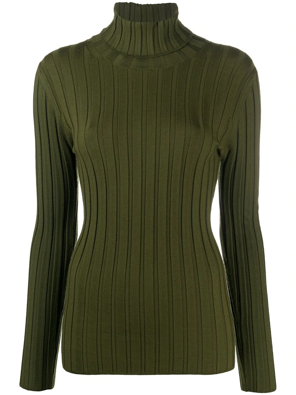 ribbed roll-neck jumper - 1