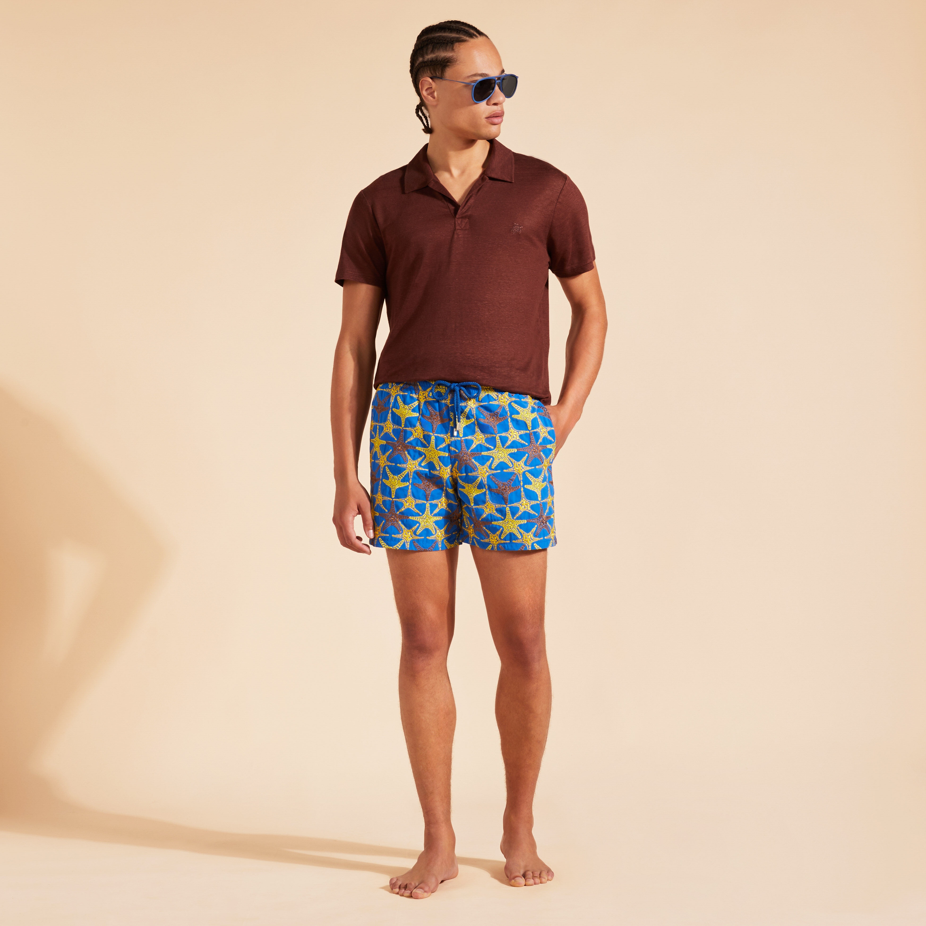 Men Swim Shorts Embroidered Stars - Limited Edition - 5