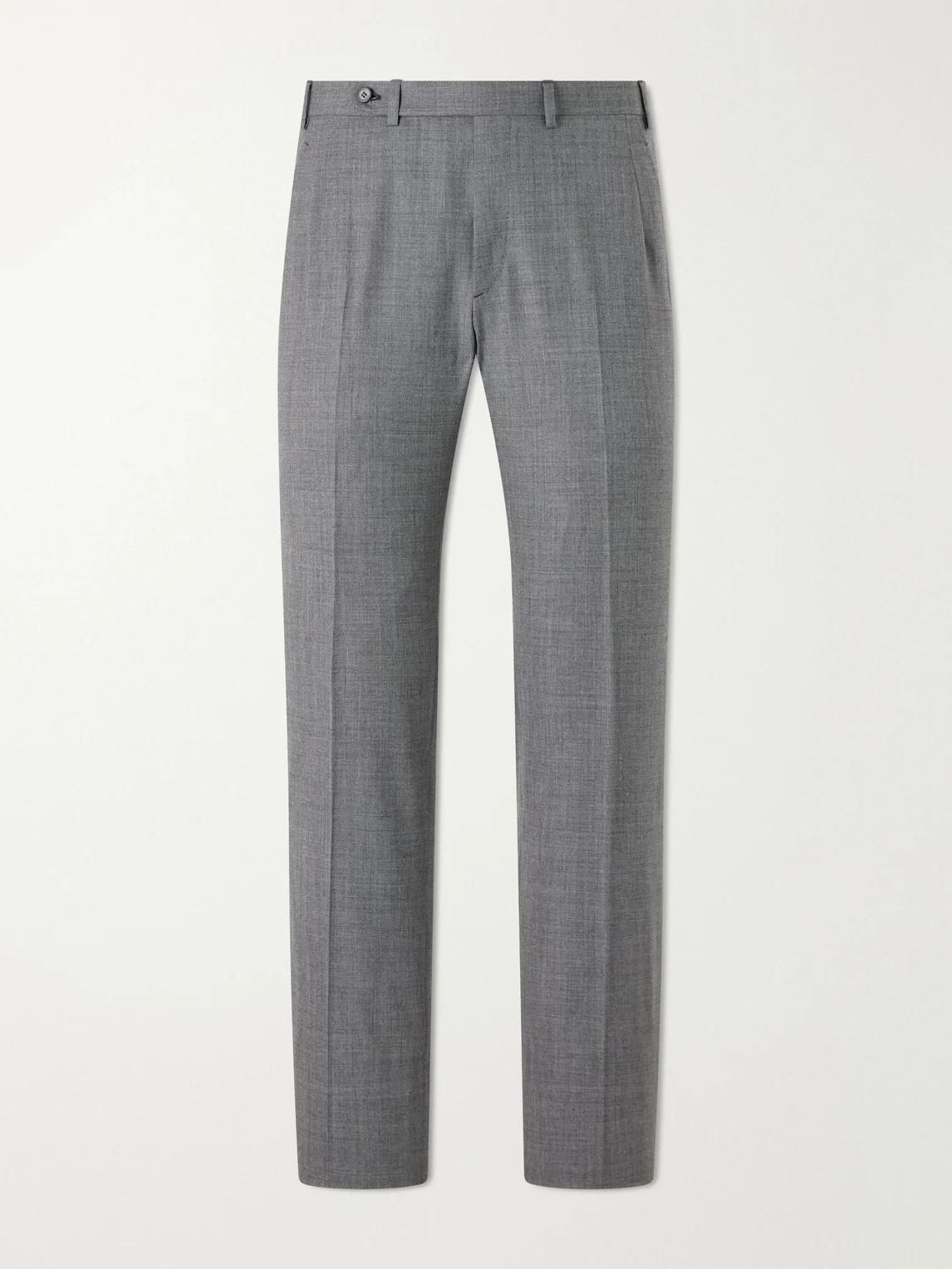 Straight-Leg Wool-Twill Suit Trousers - 1