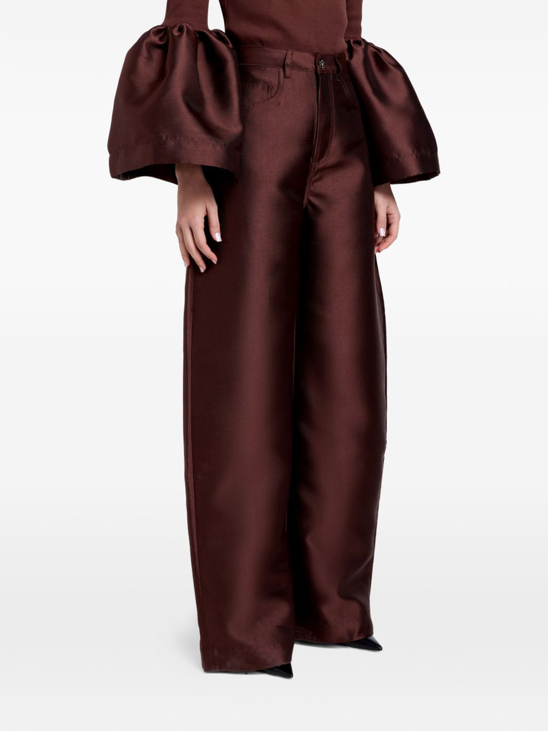 belt-loops wide-leg trousers 1