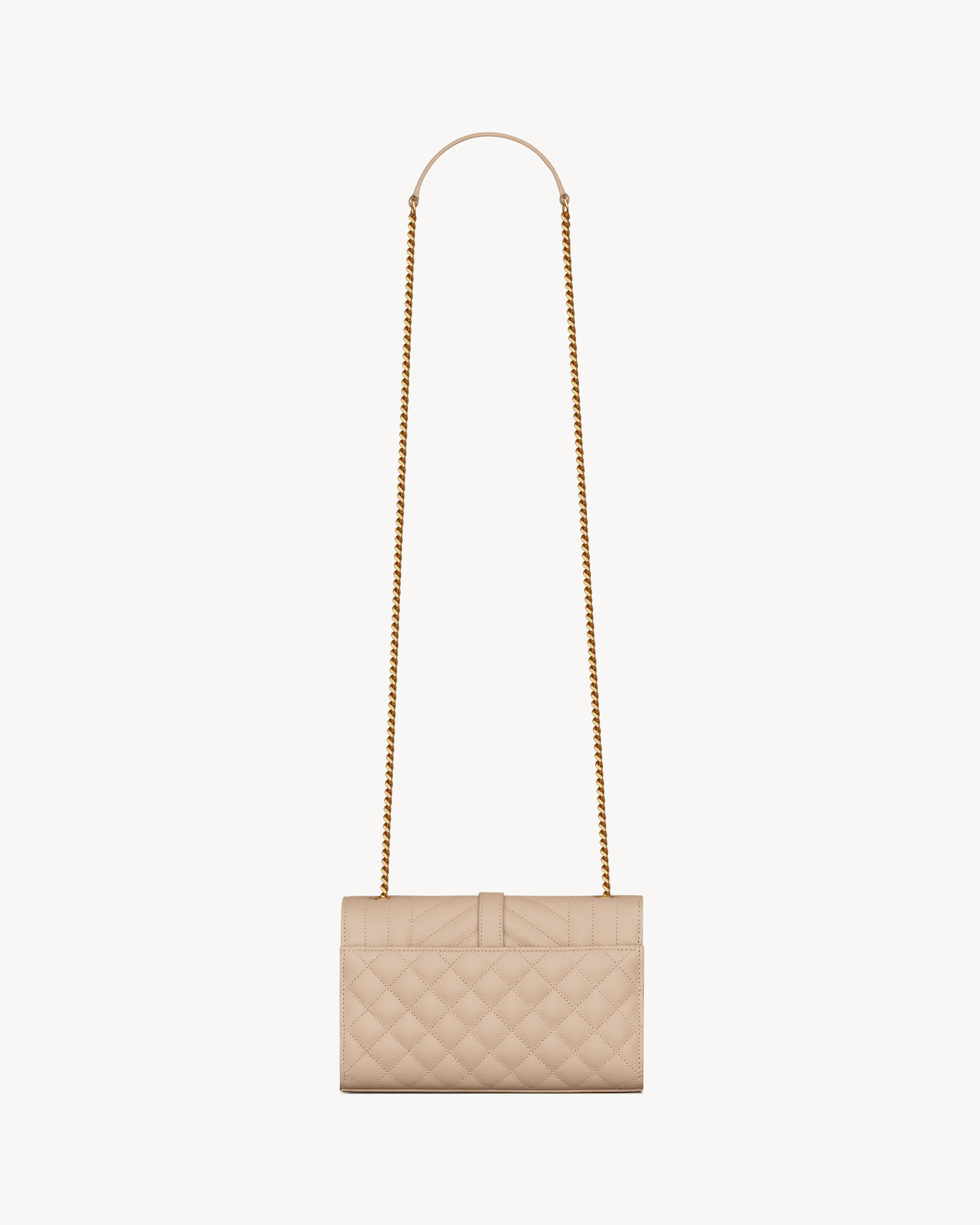 ENVELOPE SMALL IN QUILTED GRAIN DE POUDRE EMBOSSED LEATHER - 2