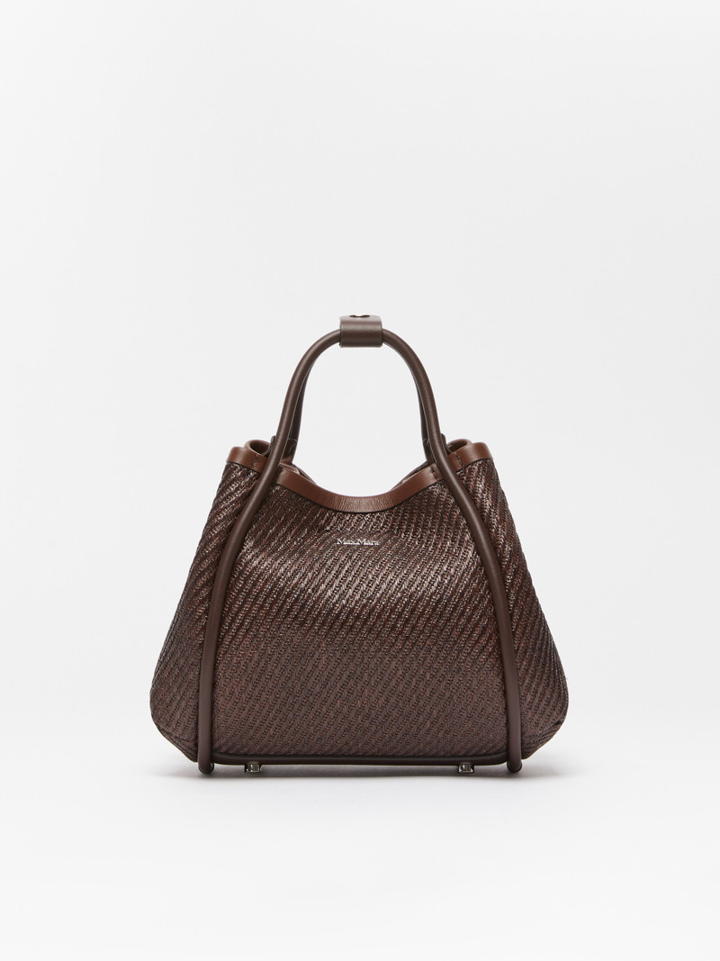 SUMMERMARINEXS Extra-Small raffia-look fabric Marine bag 4