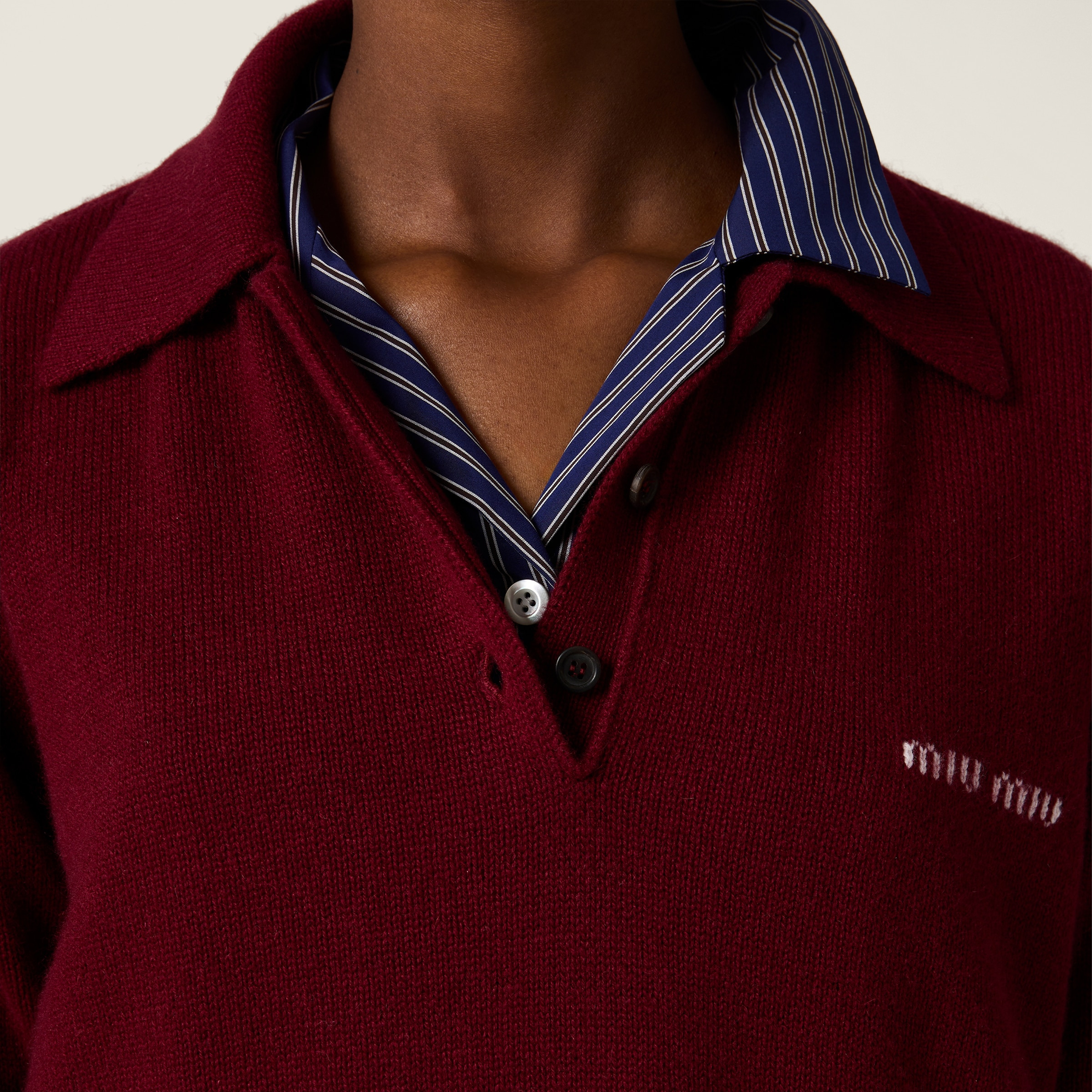 Cashmere polo sweater - 5