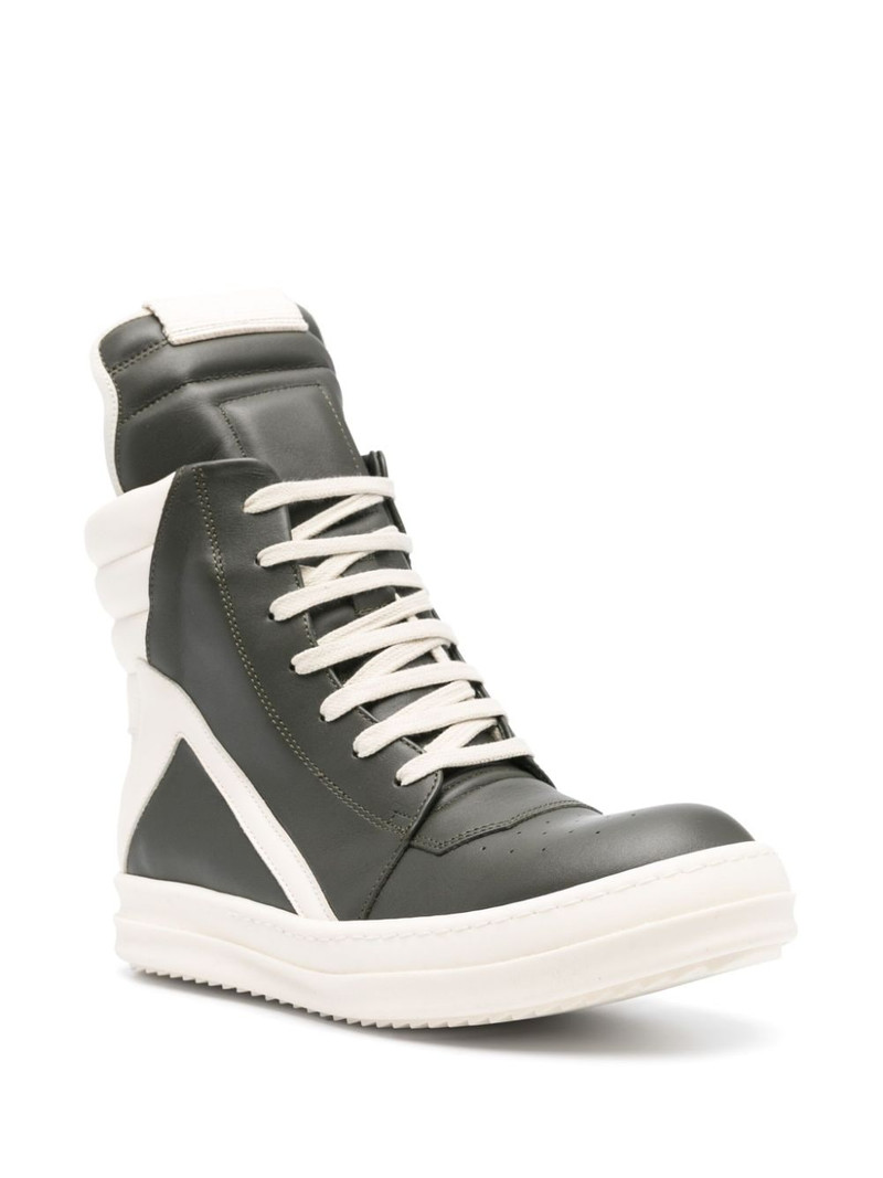 Rick Owens Geobasket leather sneakers outlook