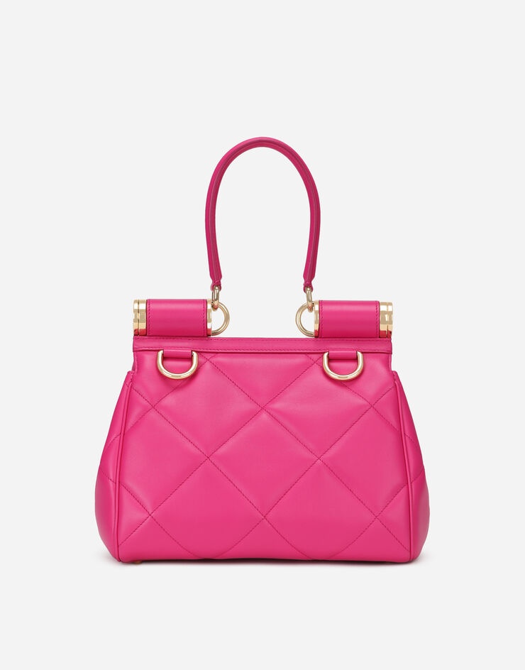 Medium 90es Sicily bag in quilted Aria calfskin - 4