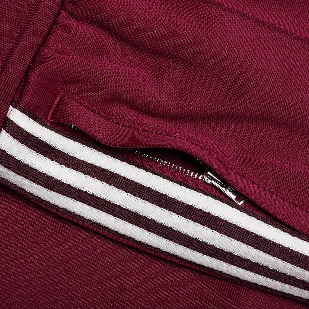 ADIDAS X WALES BONNER TRACK SHORTS - COLLEGIATE BURGUNDY - 4
