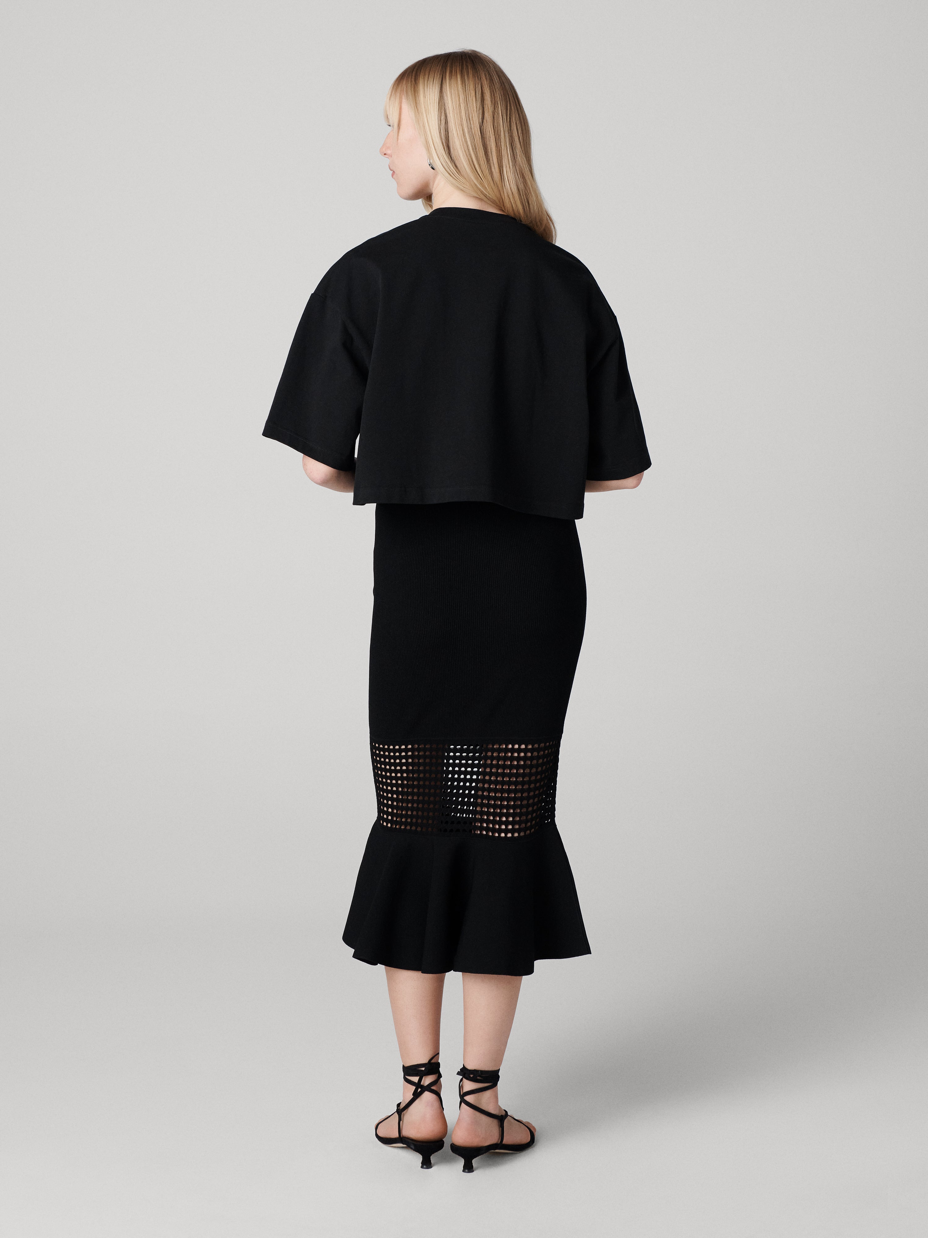 Georgia Eyelet Knit Skirt - 2