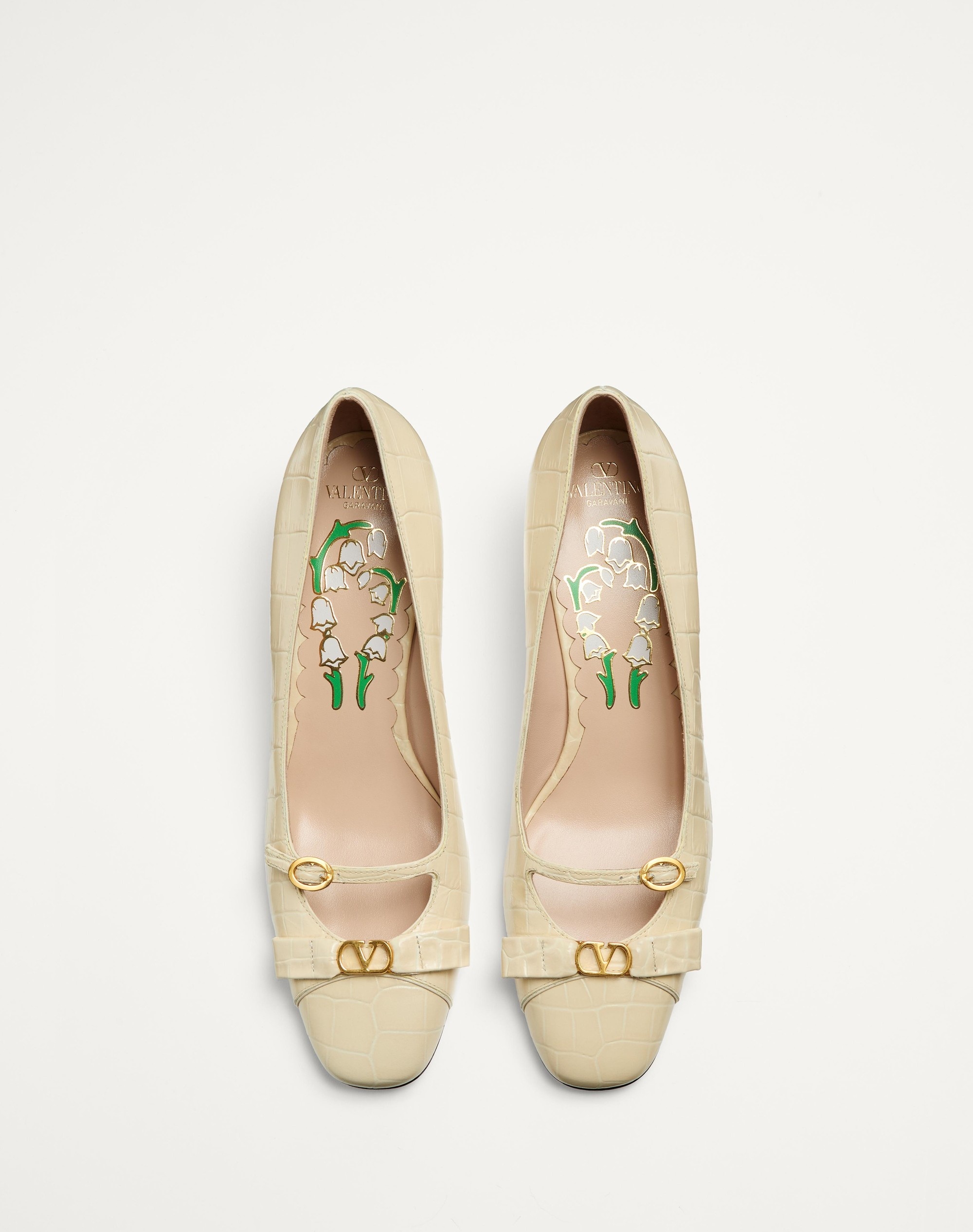 BOWOW DÉCOLLETÉ IN PRINTED CALFSKIN 45MM - 5