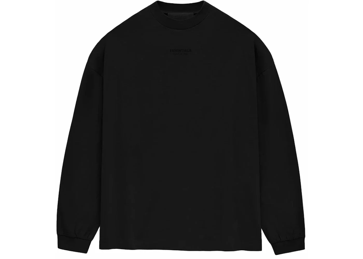 Fear of God Essentials L/S T-shirt Jet Black - 1