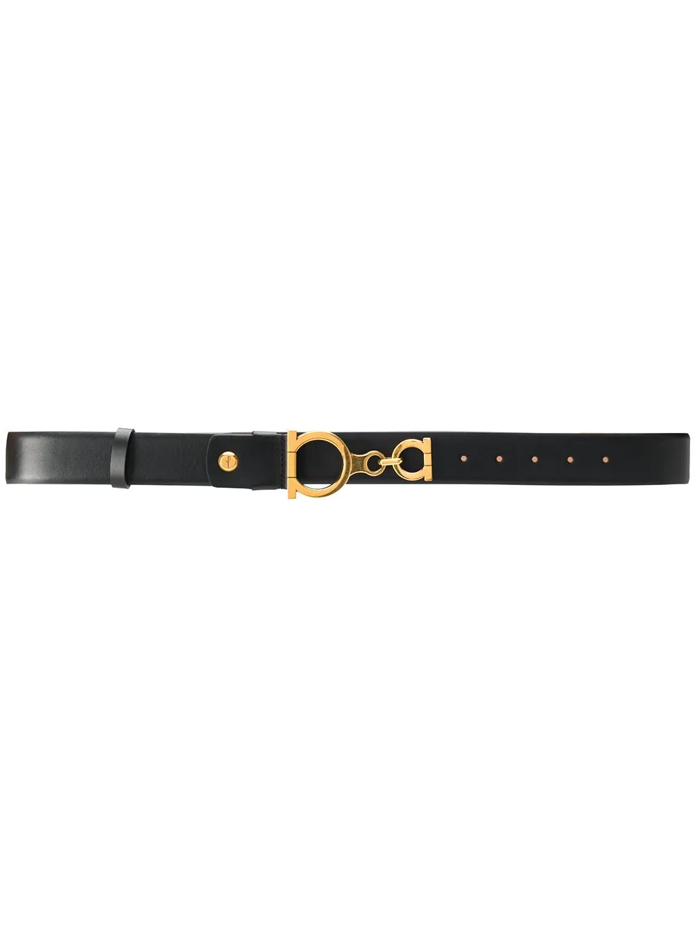 Gancini-buckle belt - 1