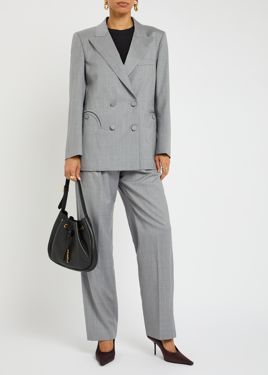 Blaze Milano Everynight Double-breasted Wool Blazer - 4