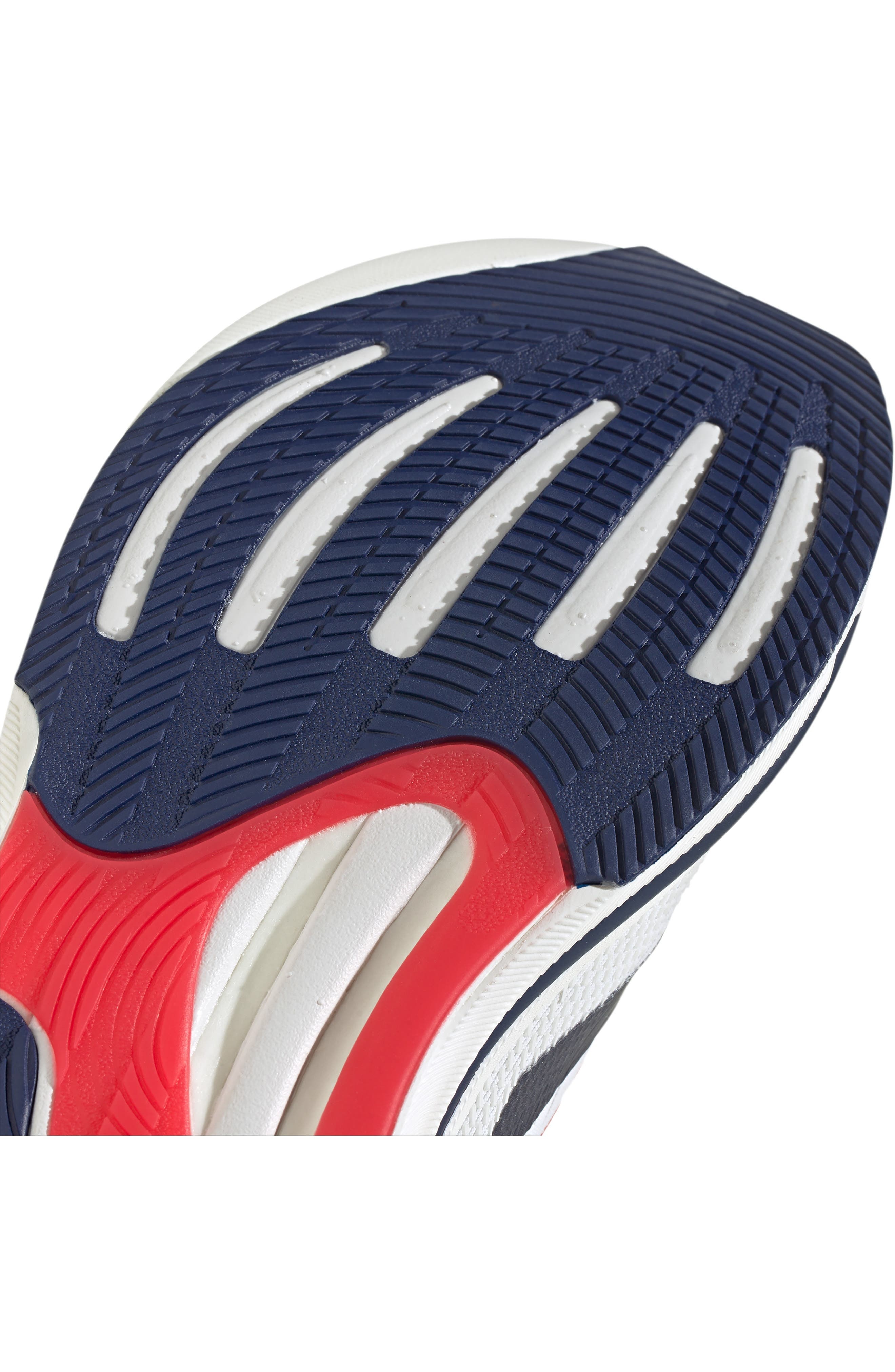 adidas Supernova Rise 2 Running Shoe in White/Dark Blue/Pure Ruby at Nordstrom - 7