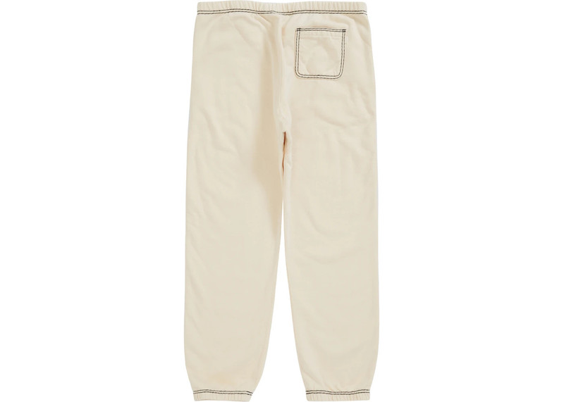 Supreme Supreme Big Stitch Sweatpant Natural outlook