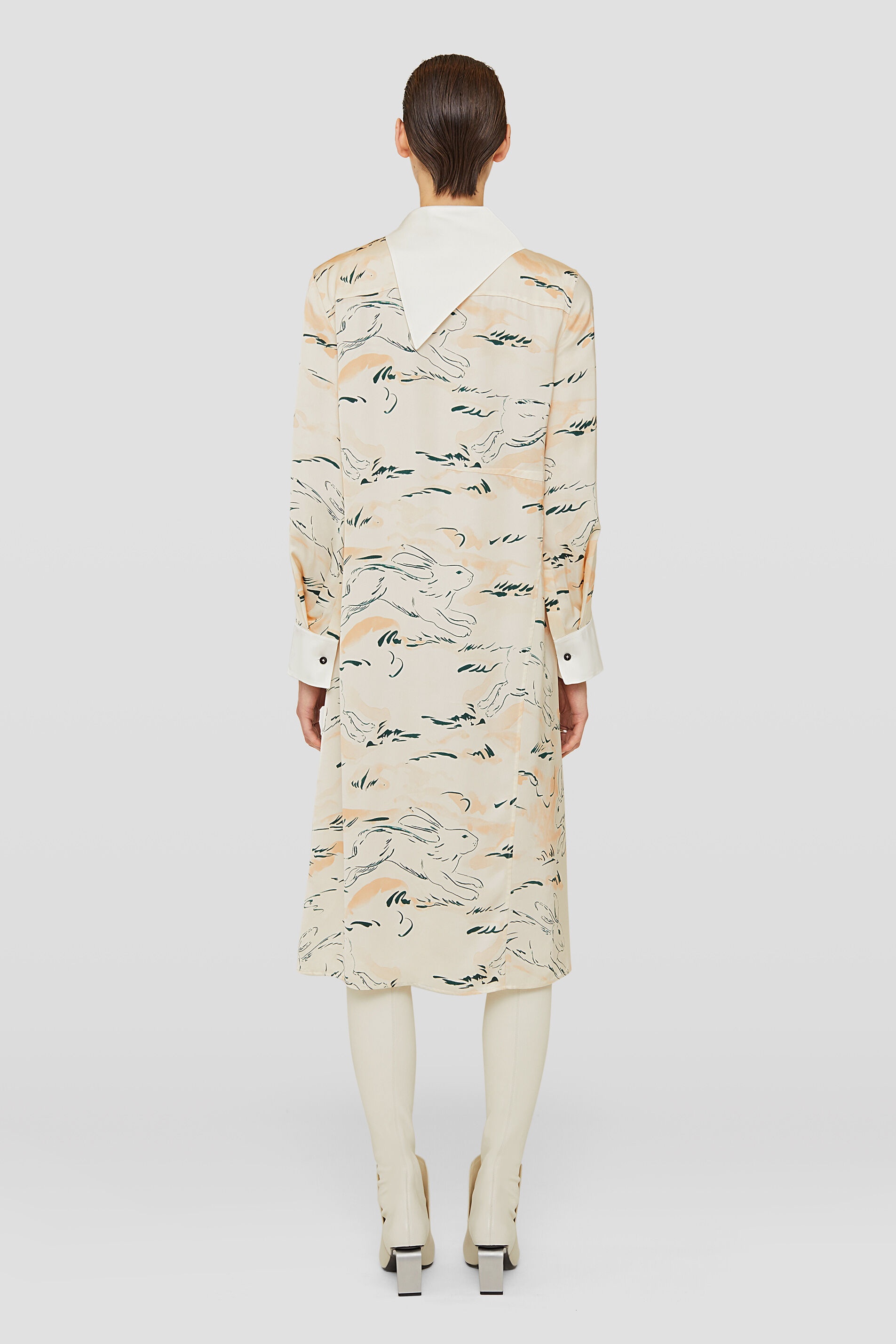Rabbit Shirt Dress - 4