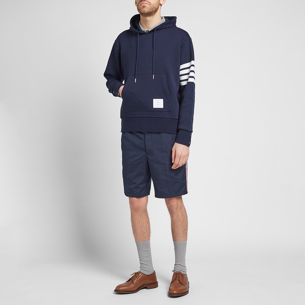 Thom Browne Shell Back Cashmere Pullover Hoody - 9