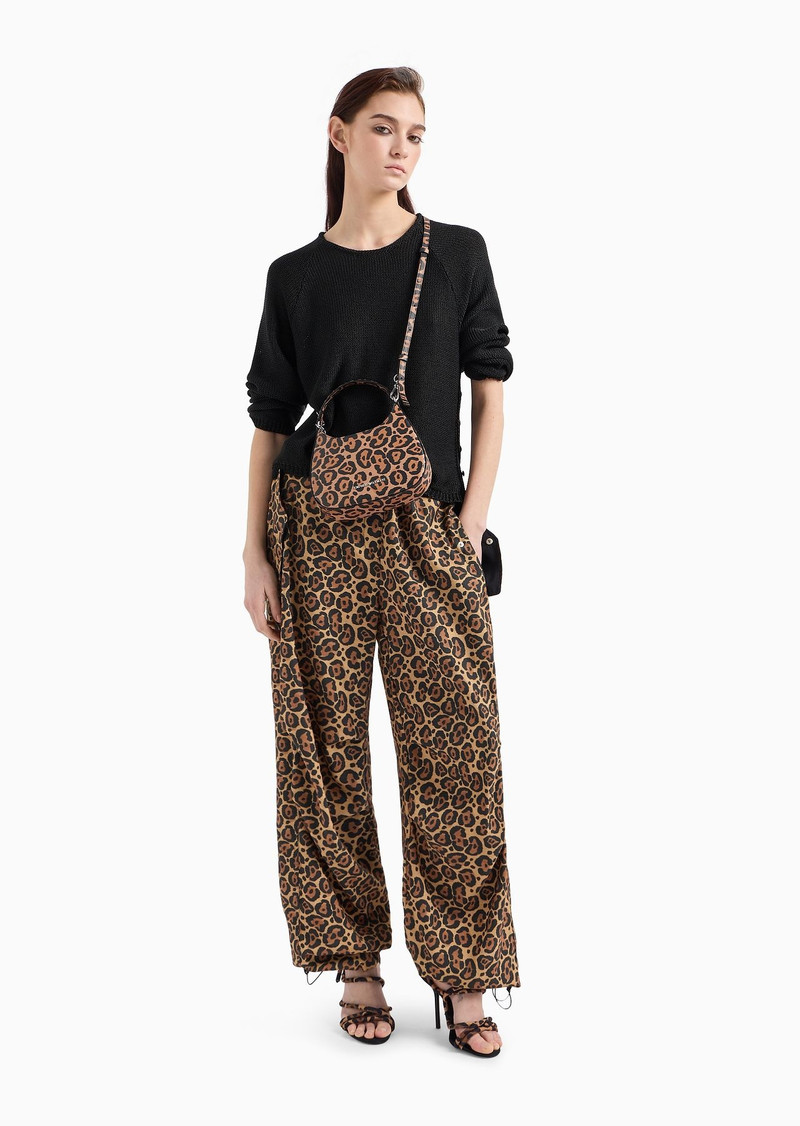 EMPORIO ARMANI Emporio Armani Sustainability Values Capsule Collection recycled fabric reverse stockinette stitch j outlook