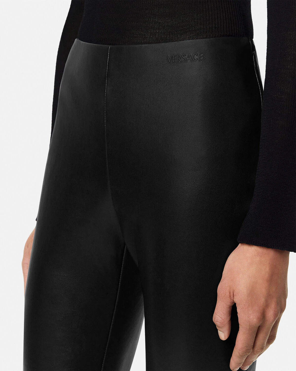 Plongé Leather Leggings - 3