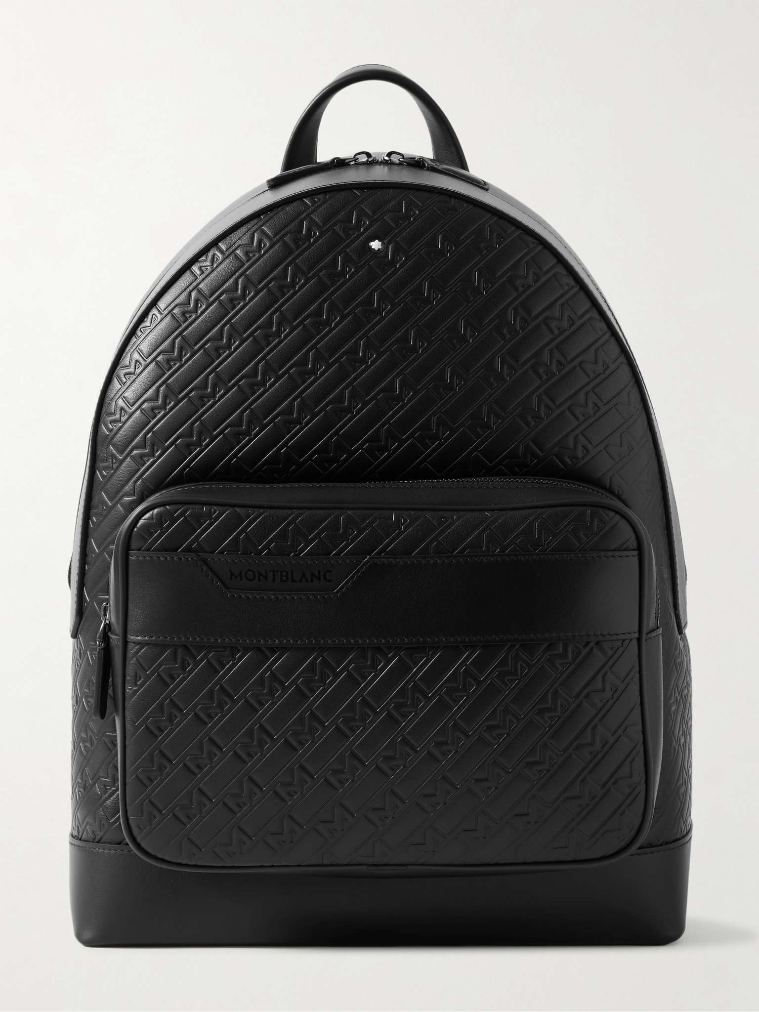 M_Gram 4810 Logo-Embossed Leather Backpack - 1