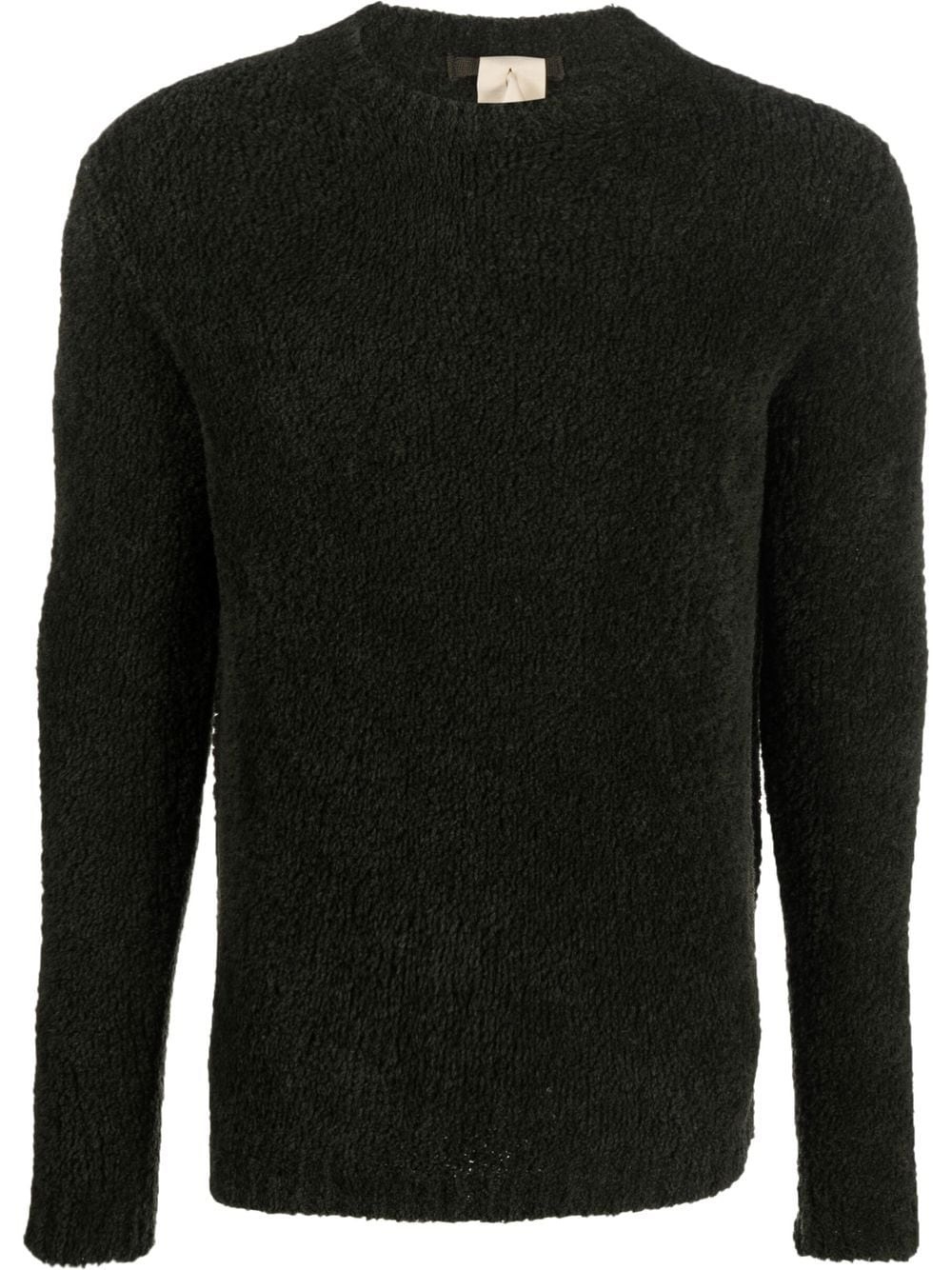 crew neck knitted sweater - 1