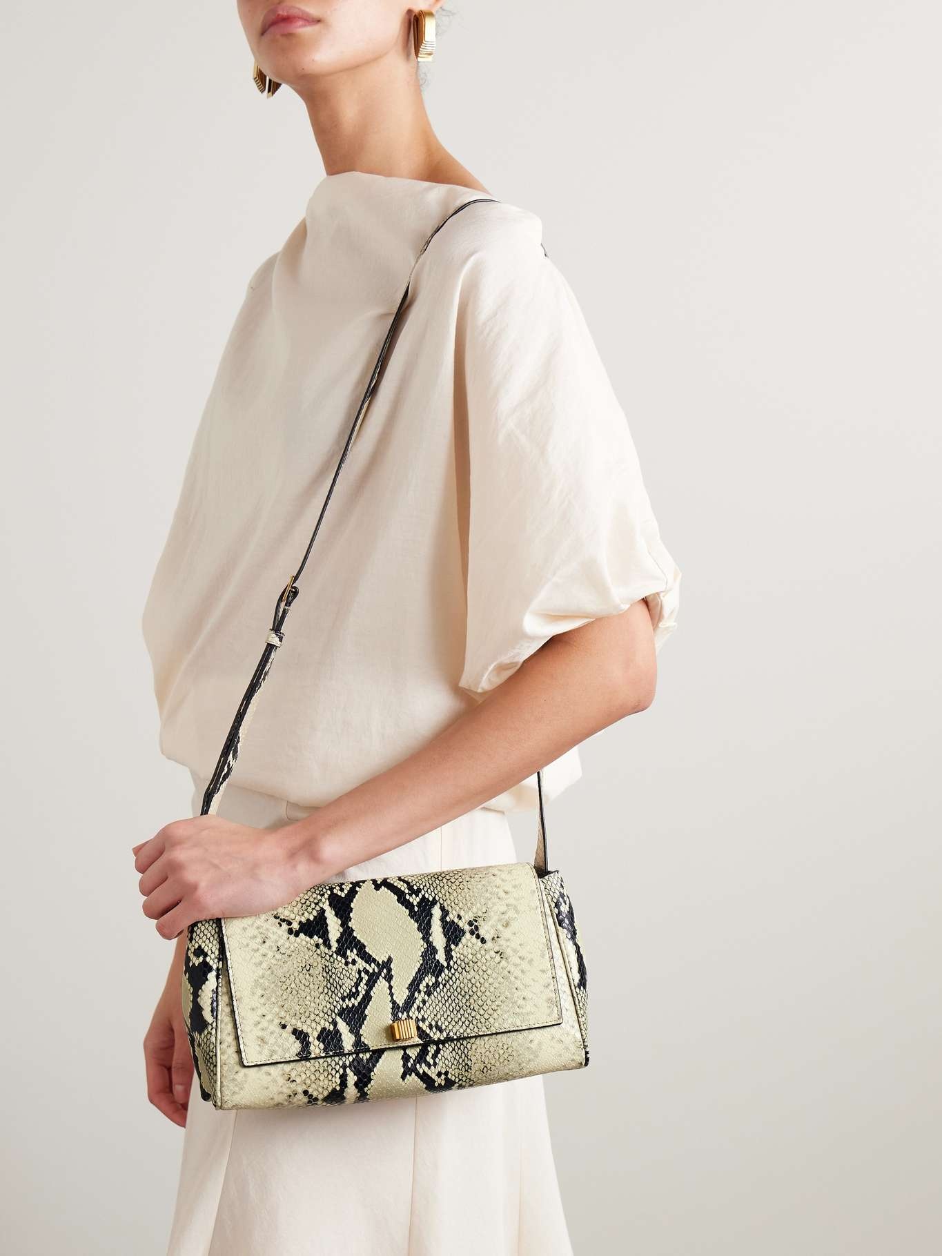 Cate snake-effect leather shoulder bag Snake print - 2