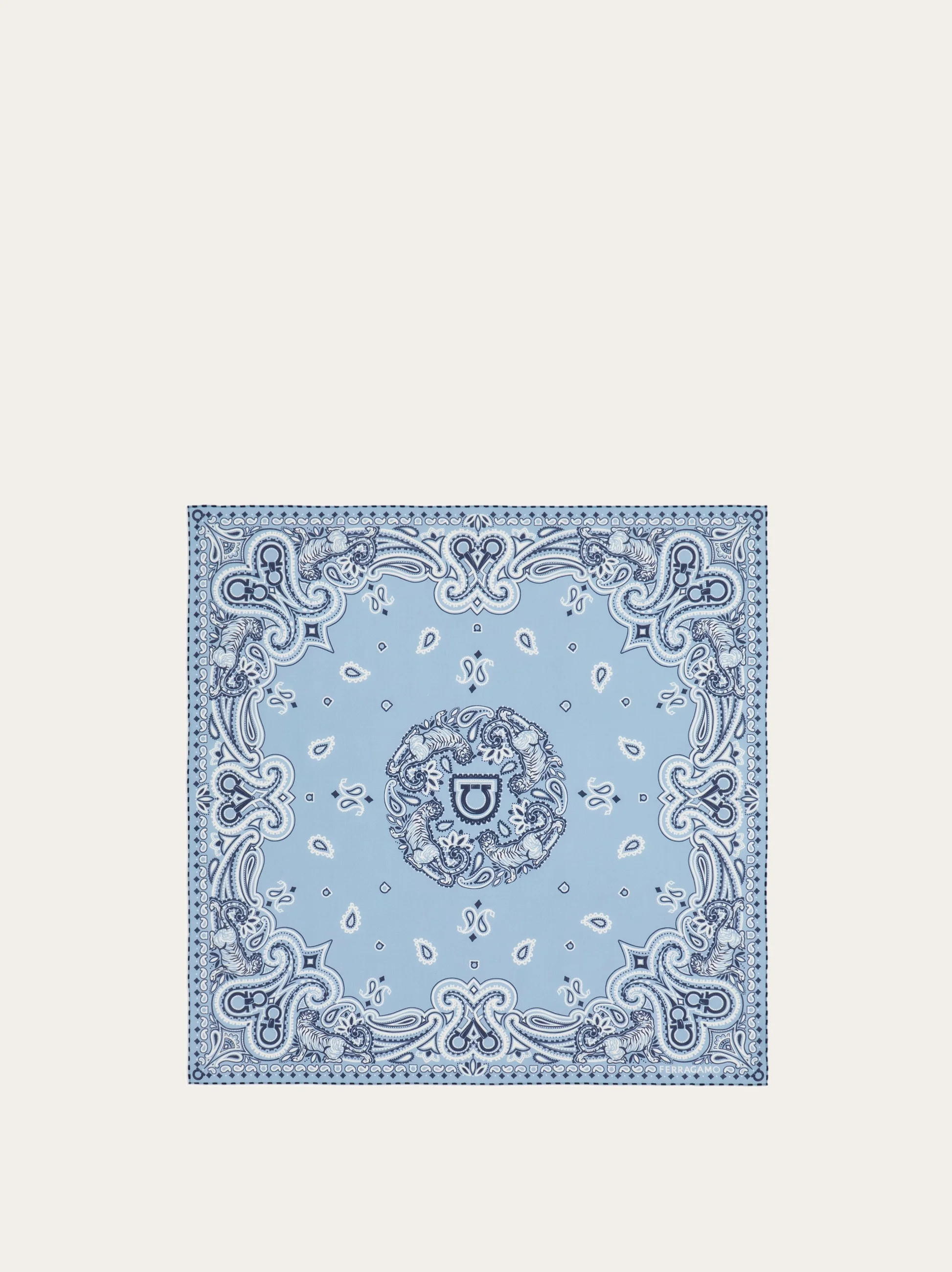 Arabesque print bandana - 1