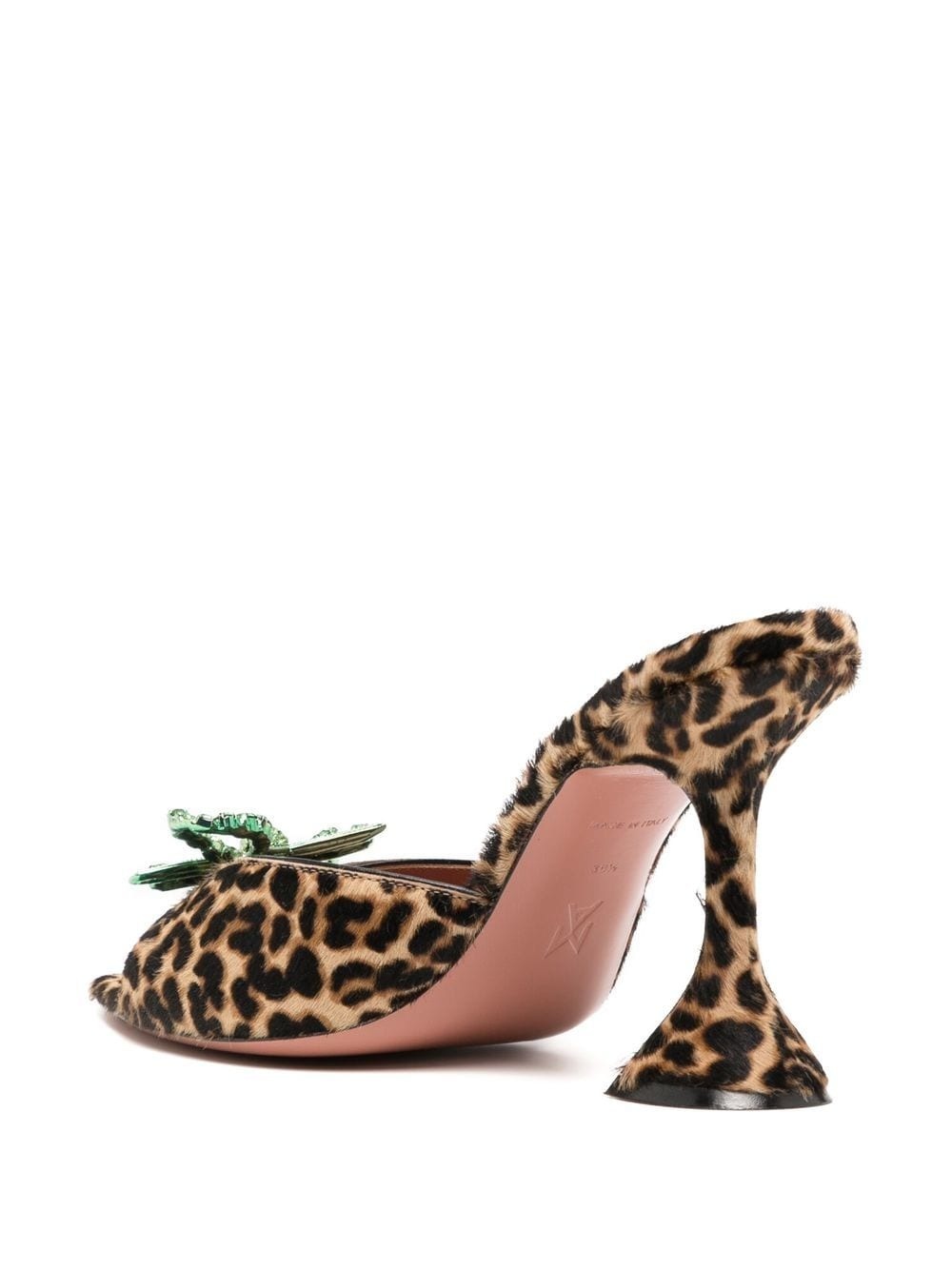 Rosie 95mm leopard-print mules - 3