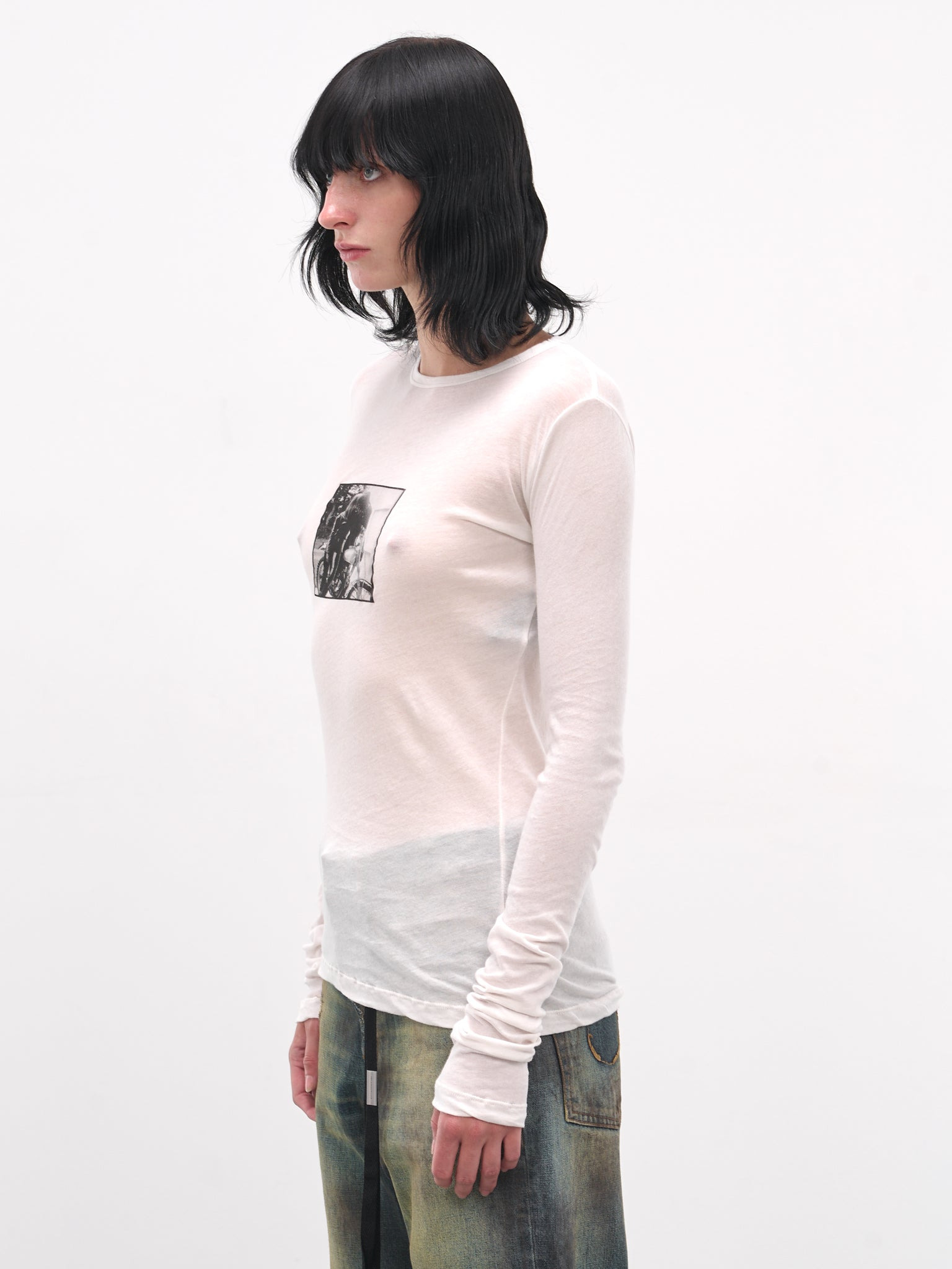 White Fiene Bikers Kiss Tee - 2
