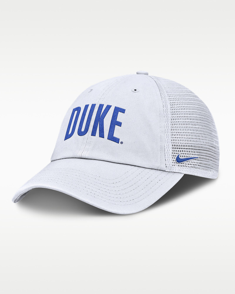 Duke Primetime Campus Club Men's Nike College Trucker Adjustable Hat 1