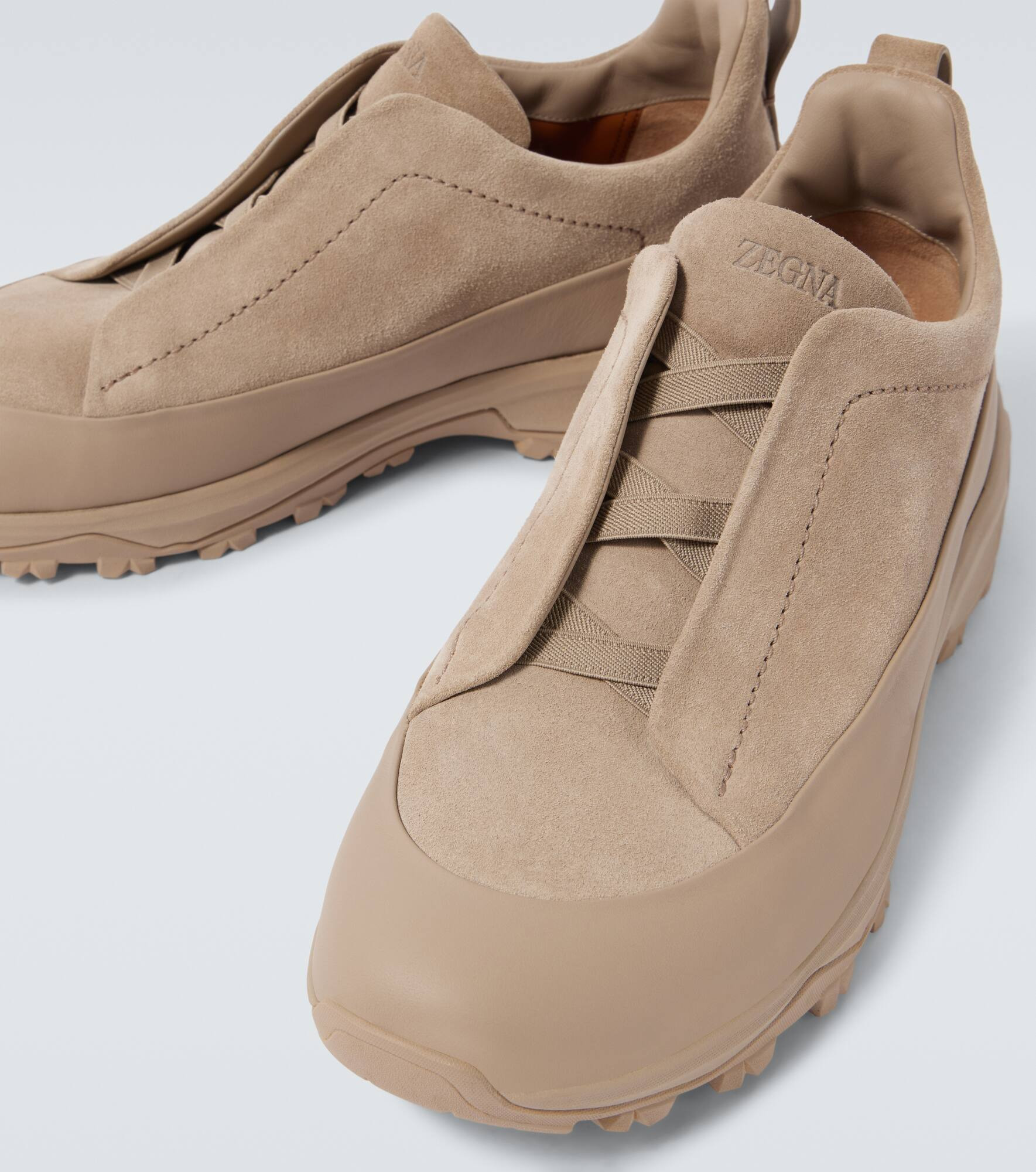 Monte Triple Stitch suede sneakers - 3