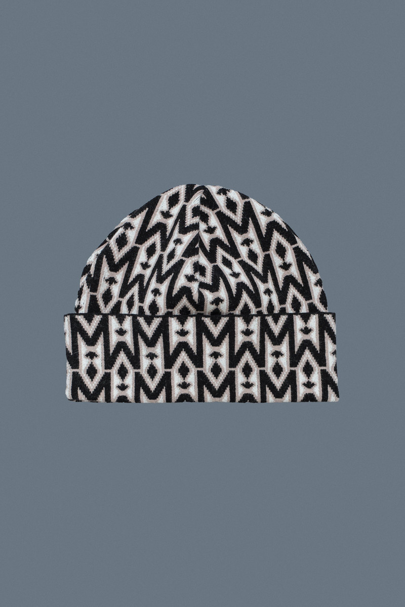 KIKO-MGZ Knit Merino Wool Monogram Toque 1