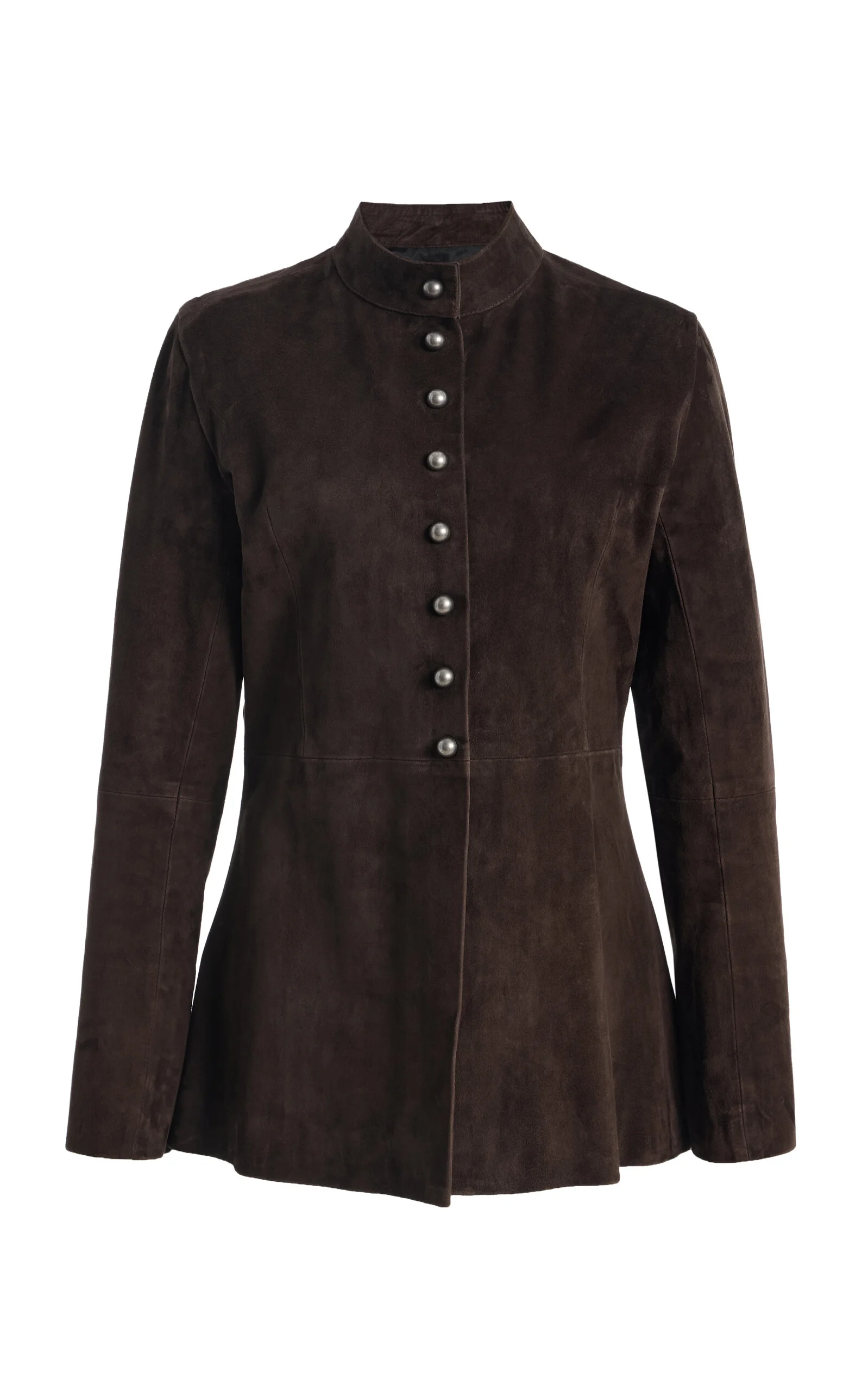 x Olympia of Greece Exclusive Maria Suede Jacket - 1
