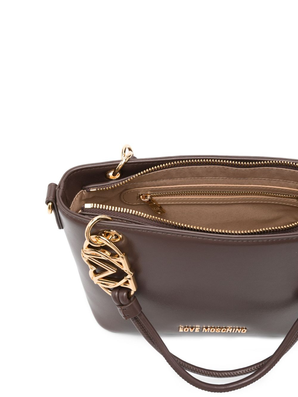 logo-plaque top-handle tote bag - 5