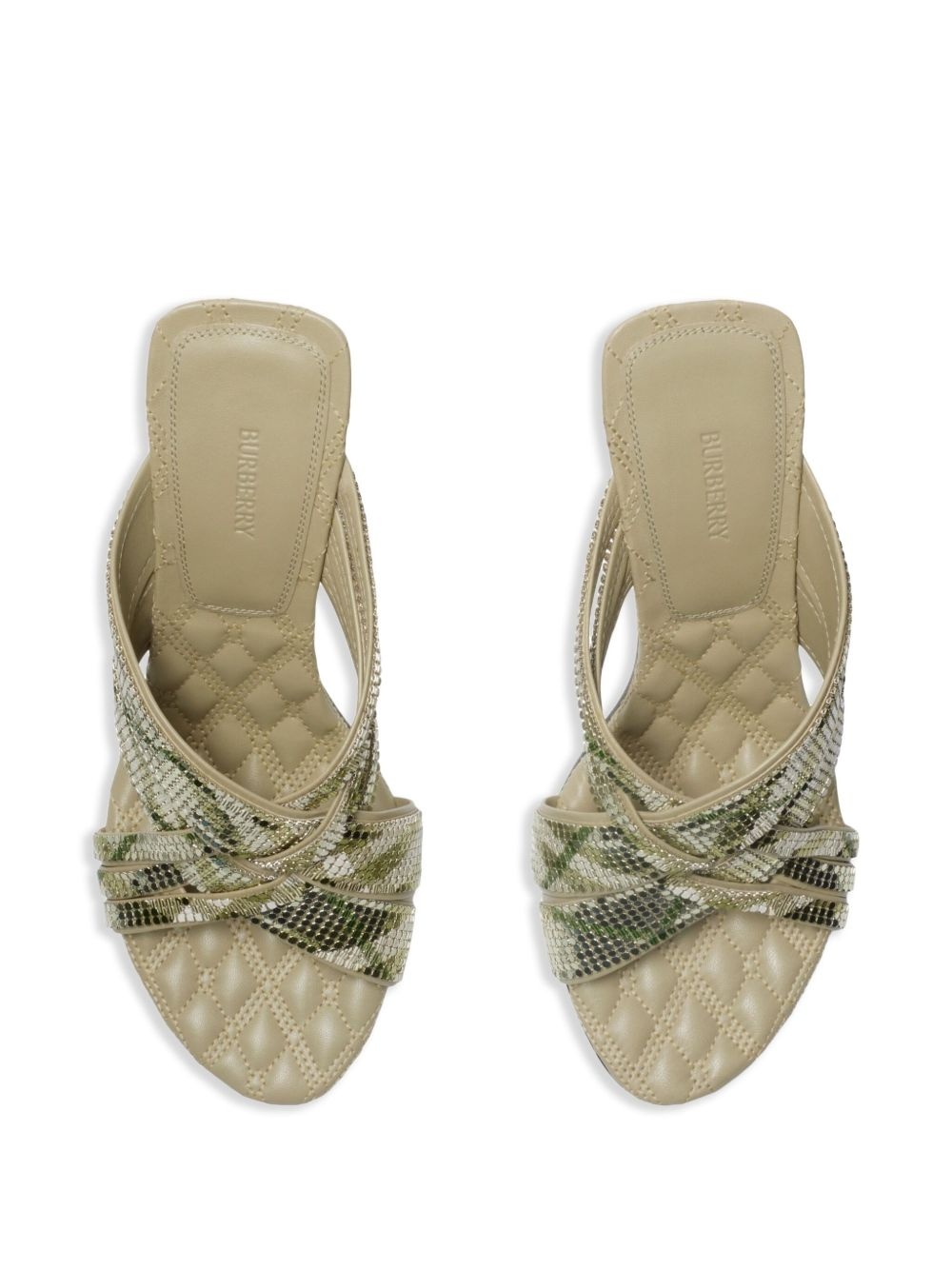 90mm checked mules - 4