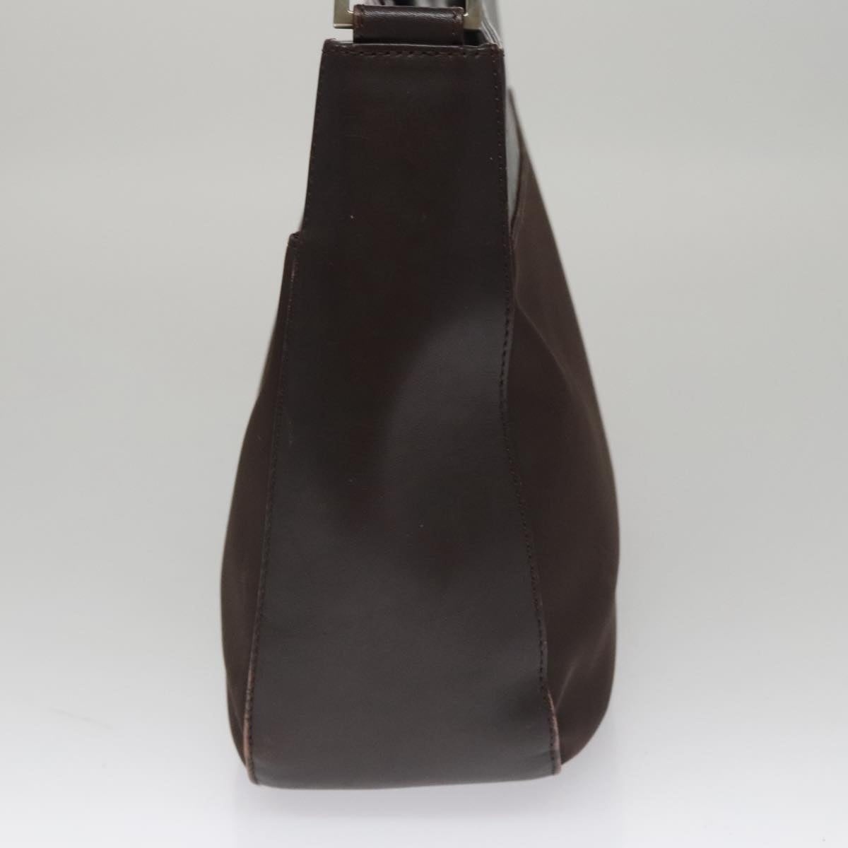 Burberry Shoulder Bag Nylon Leather Brown - 3