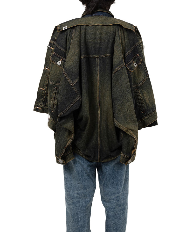 Front Layered Denim Jacket 17