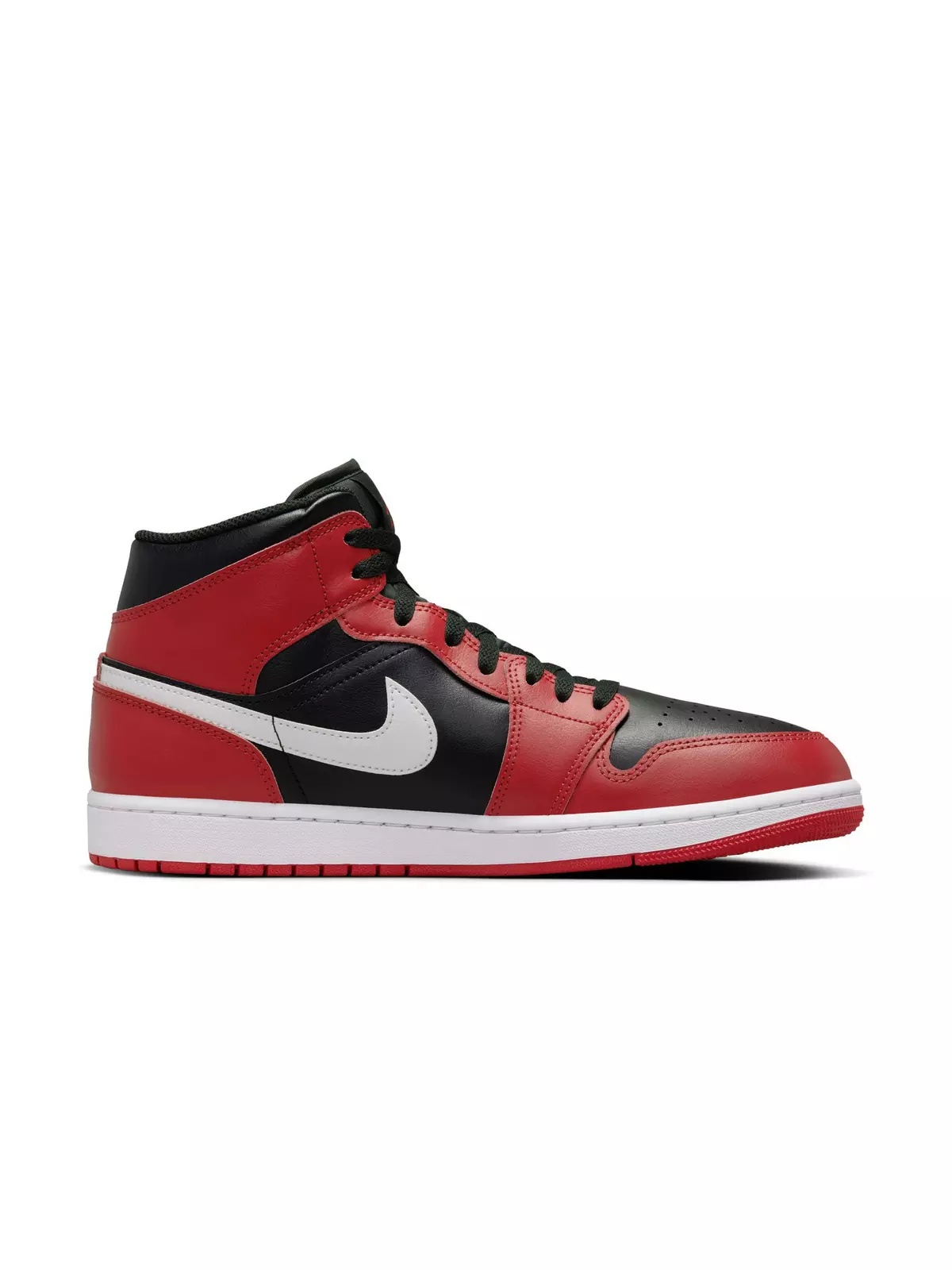 1 Mid "Black/White/Gym Red" Men's Shoe - 2