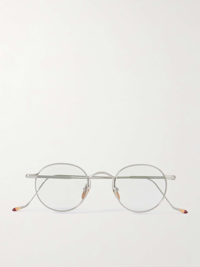 Full Metal Jacket Round-Frame Titanium Sunglasses 1