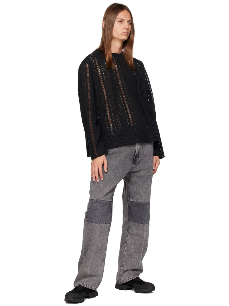 Song for the Mute Black Crewneck Sweater outlook