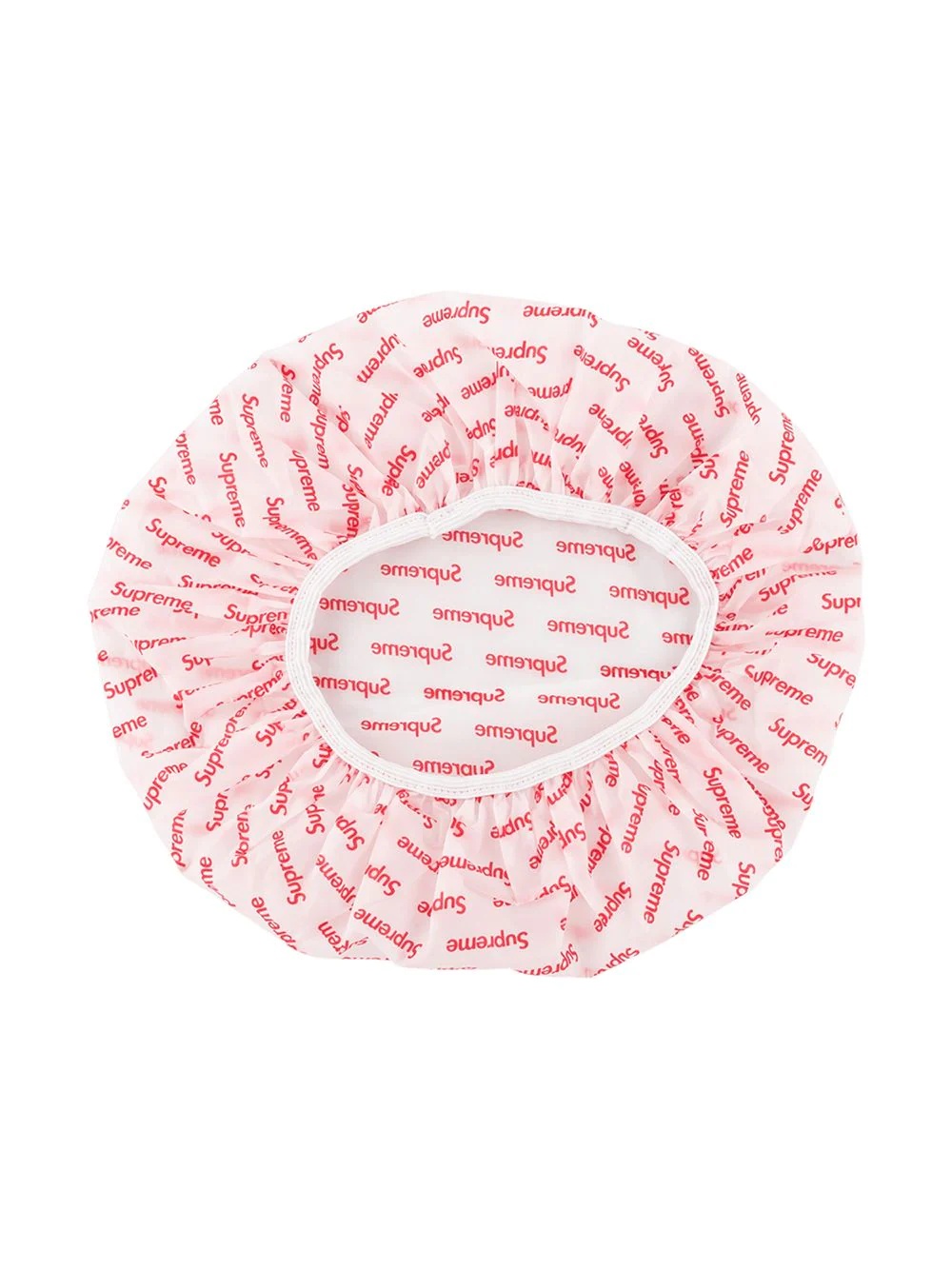 logo-print shower cap - 2