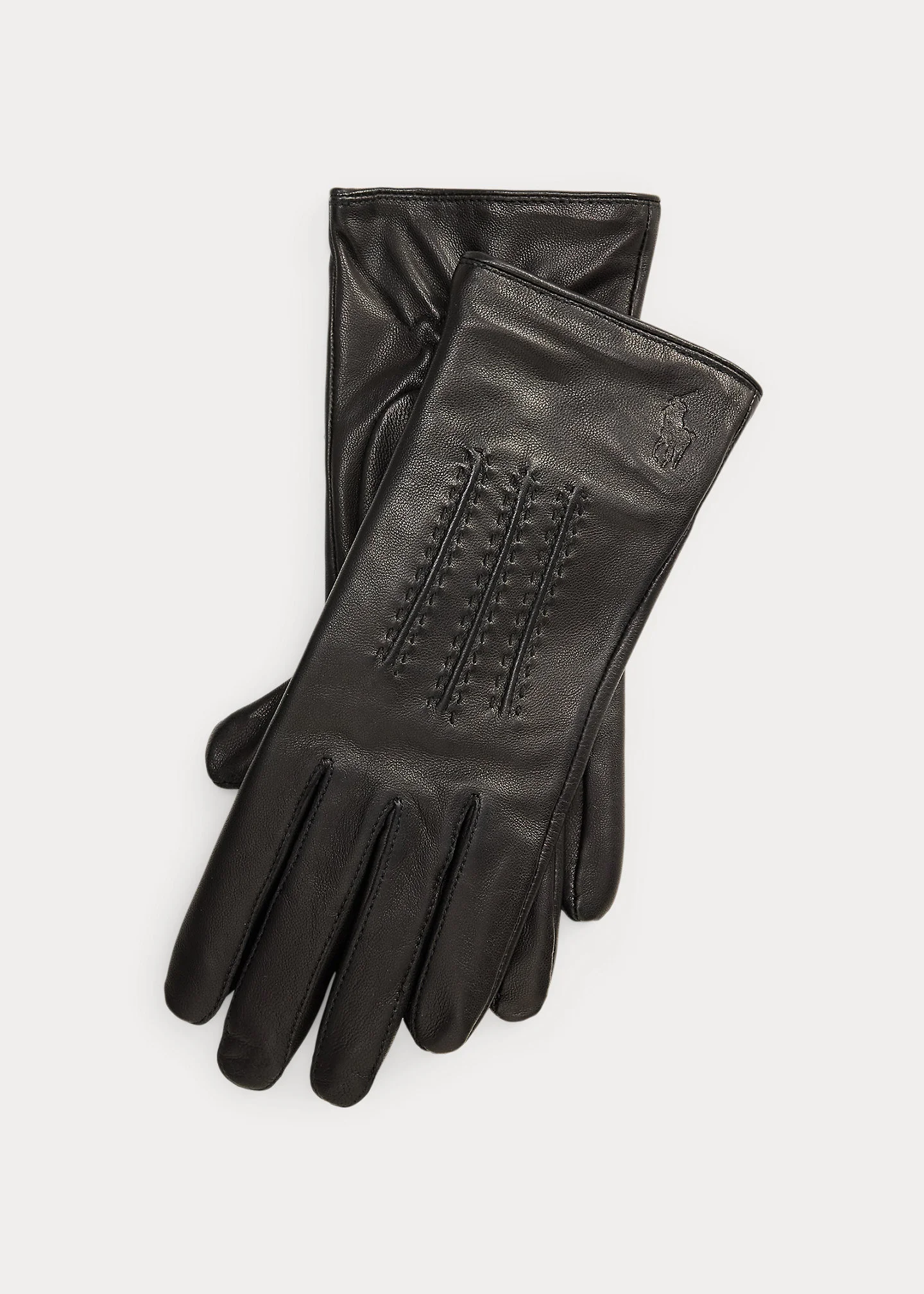 Stitched Leather Gloves - 1