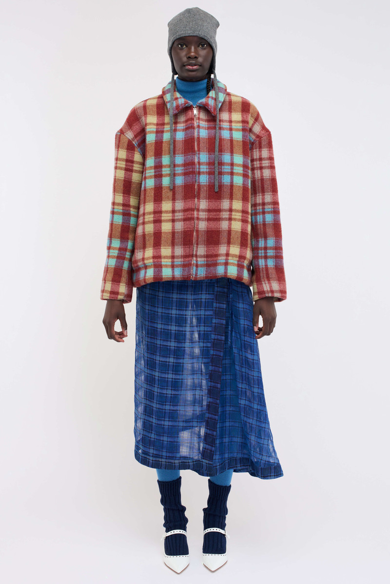 The Elder Statesman FELT CHECK WOMEN'S CITY JACKET outlook