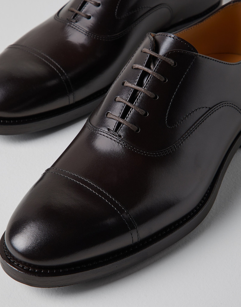 Smart calfskin cap toe Oxfords 4